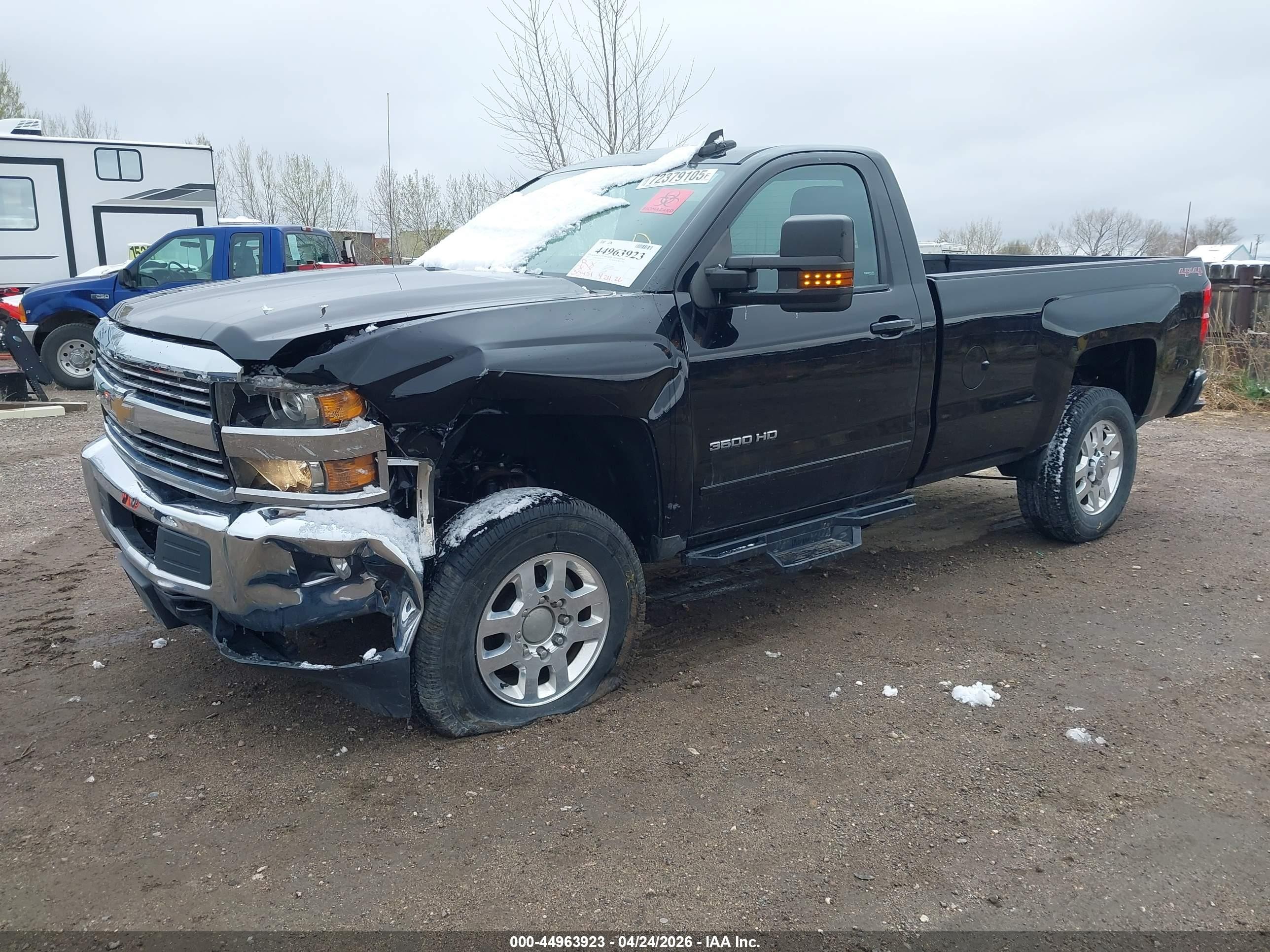 2015 Chevrolet Silverado 3500hd Lt Black vin: 1GC0KZEG6FZ528232