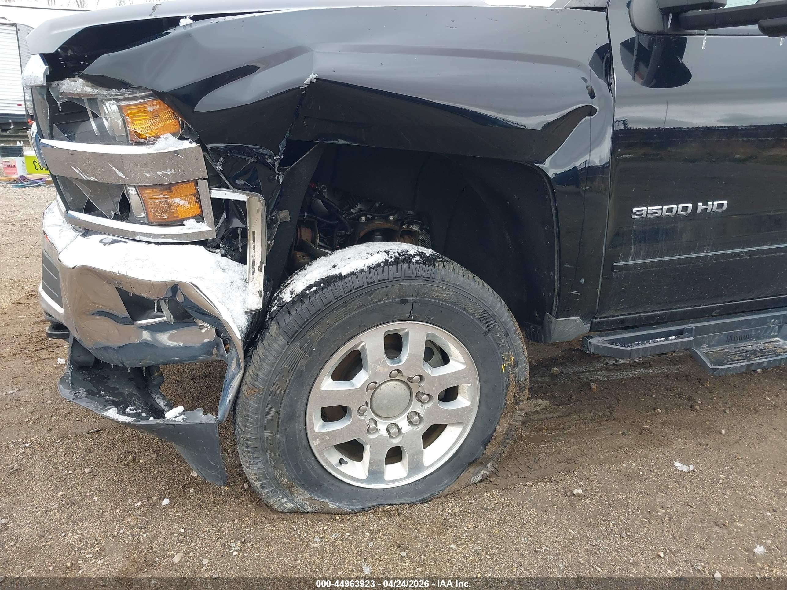 2015 Chevrolet Silverado 3500hd Lt Black vin: 1GC0KZEG6FZ528232