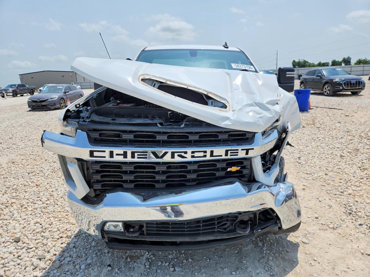 2022 Chevrolet Silverado C2500 Heavy Duty Lt White vin: 1GC0WNE70NF114263