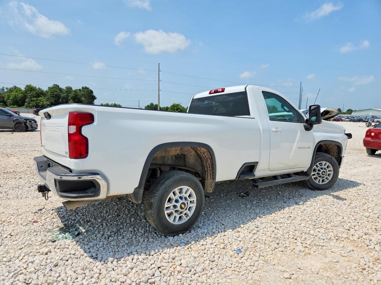 2022 Chevrolet Silverado C2500 Heavy Duty Lt White vin: 1GC0WNE70NF114263