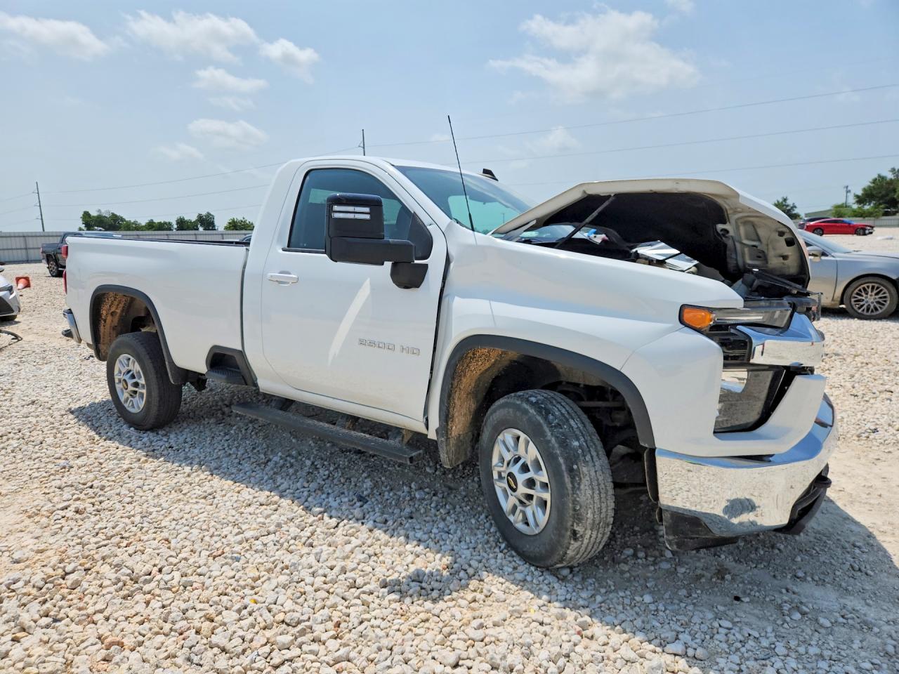 2022 Chevrolet Silverado C2500 Heavy Duty Lt White vin: 1GC0WNE70NF114263