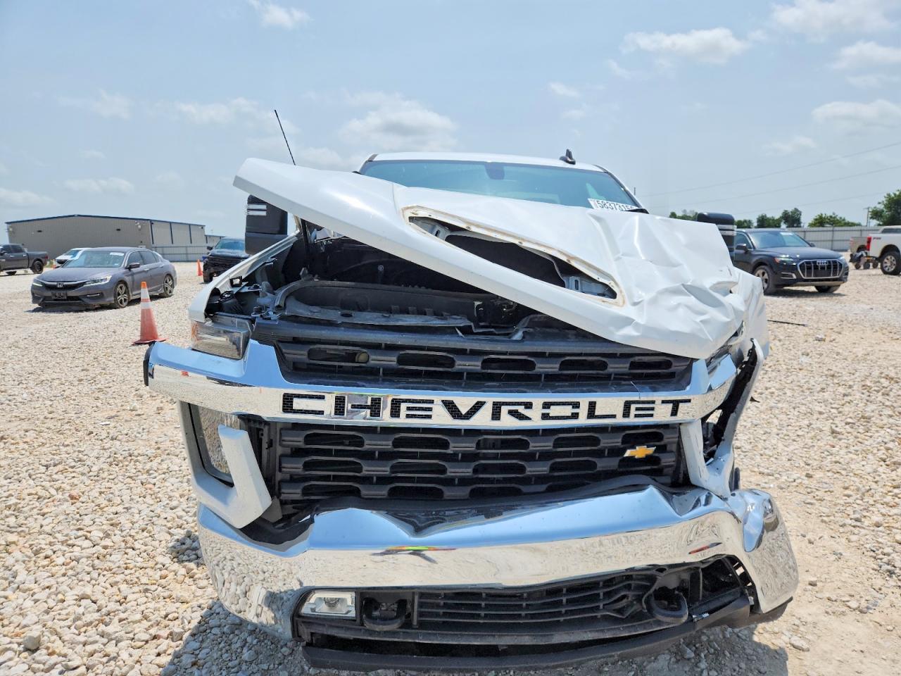 2022 Chevrolet Silverado C2500 Heavy Duty Lt White vin: 1GC0WNE70NF114263