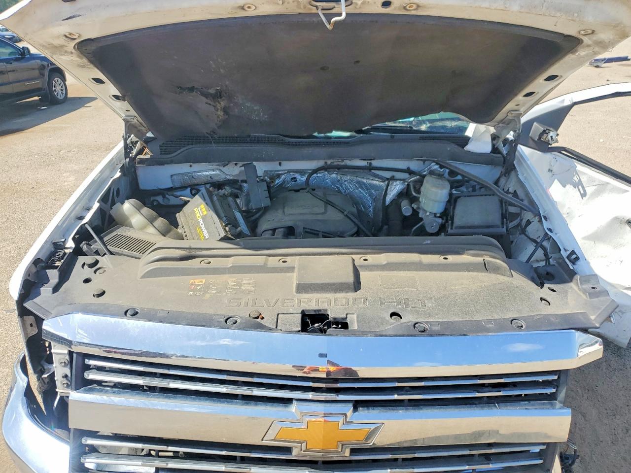 2015 Chevrolet Silverado C2500 Heavy Duty White vin: 1GC1CUEG0FF179946