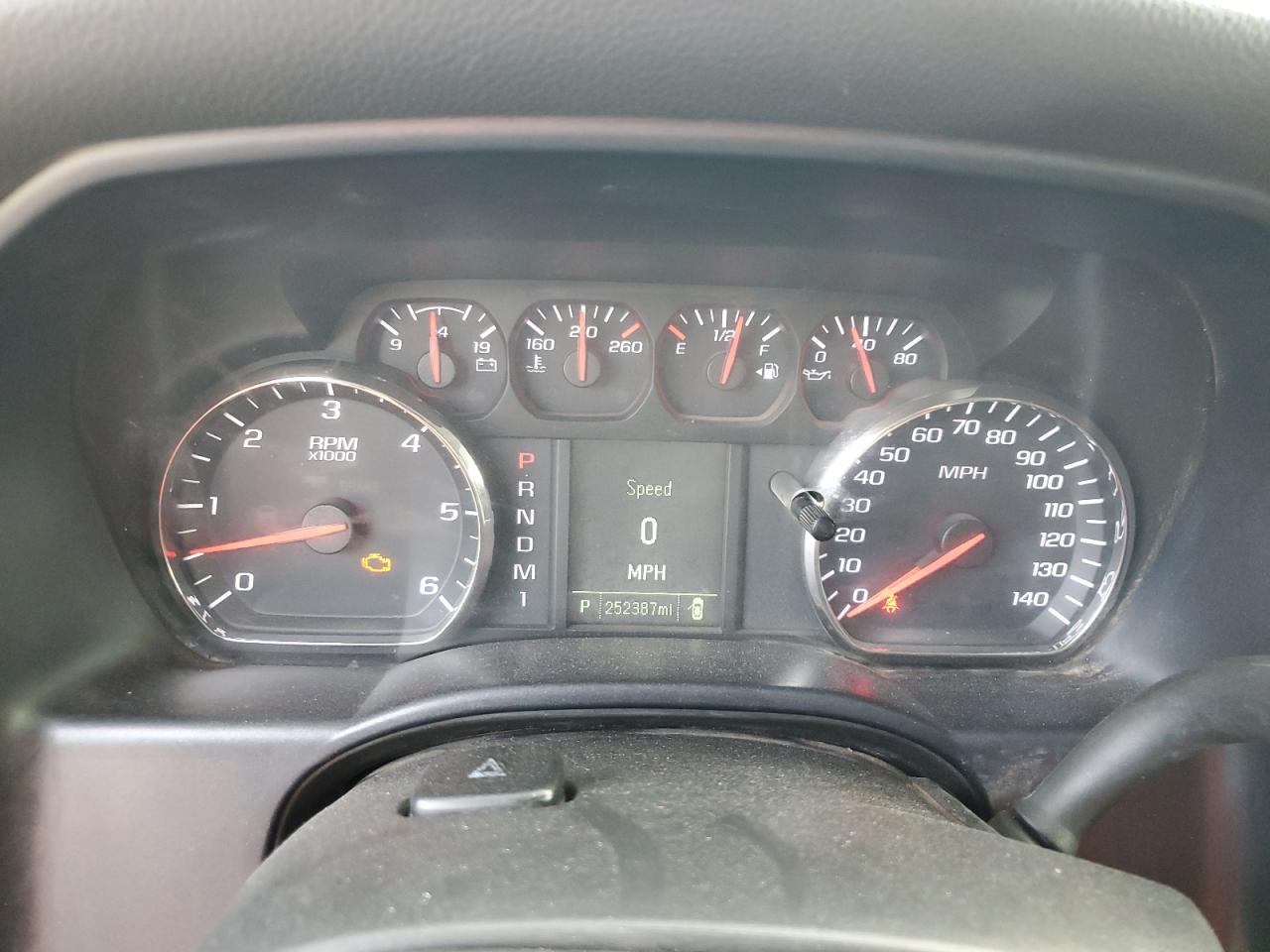 2016 Chevrolet Silverado C2500 Heavy Duty White vin: 1GC1CUEG1GF228640 Damage: Warning Light - Engine, On, Unacceptable