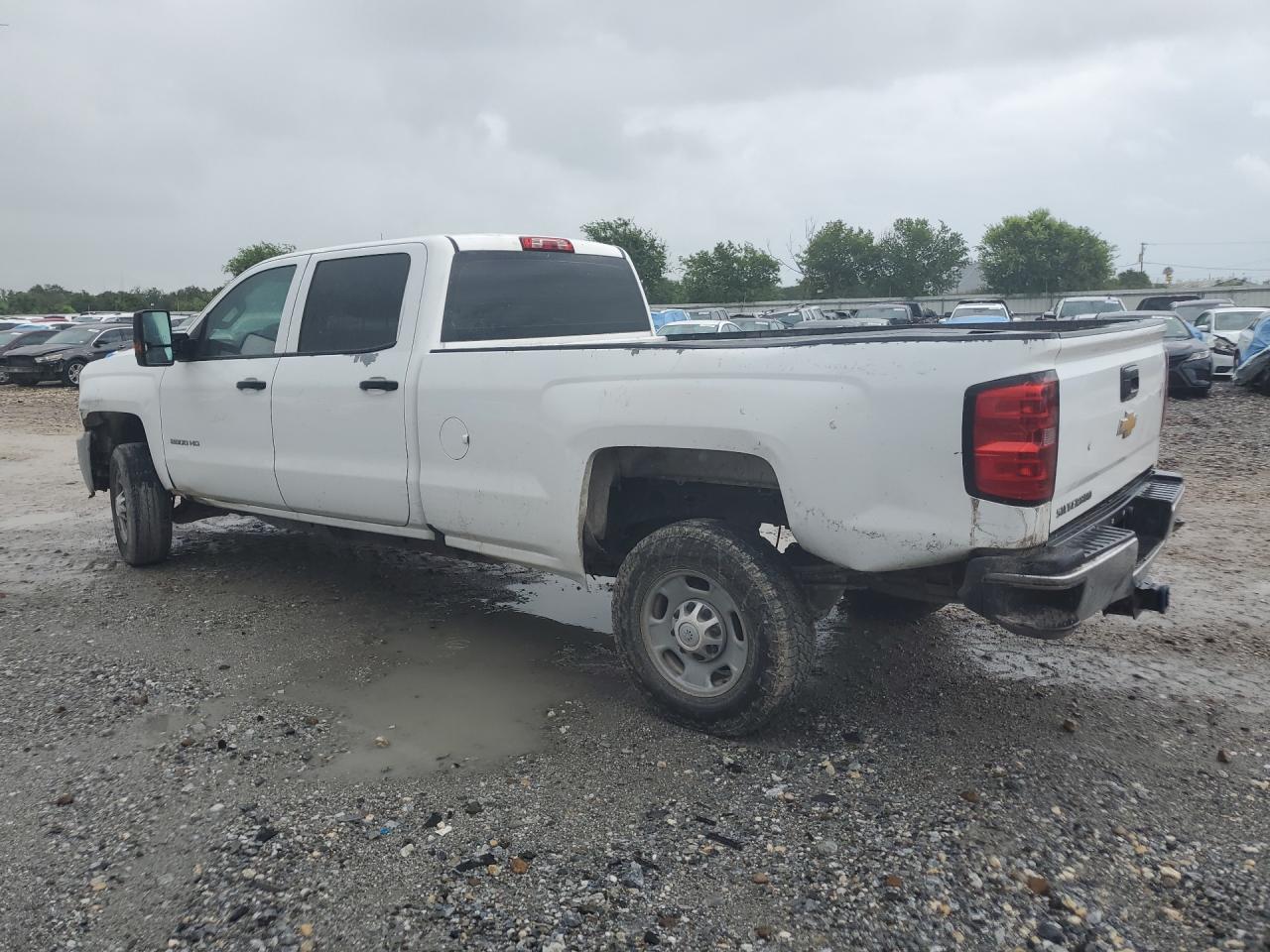 2016 Chevrolet Silverado C2500 Heavy Duty White vin: 1GC1CUEG1GF228640 Damage: Left Bed Side, Dent(S) W/ Paint Dmg, > 12 Inches