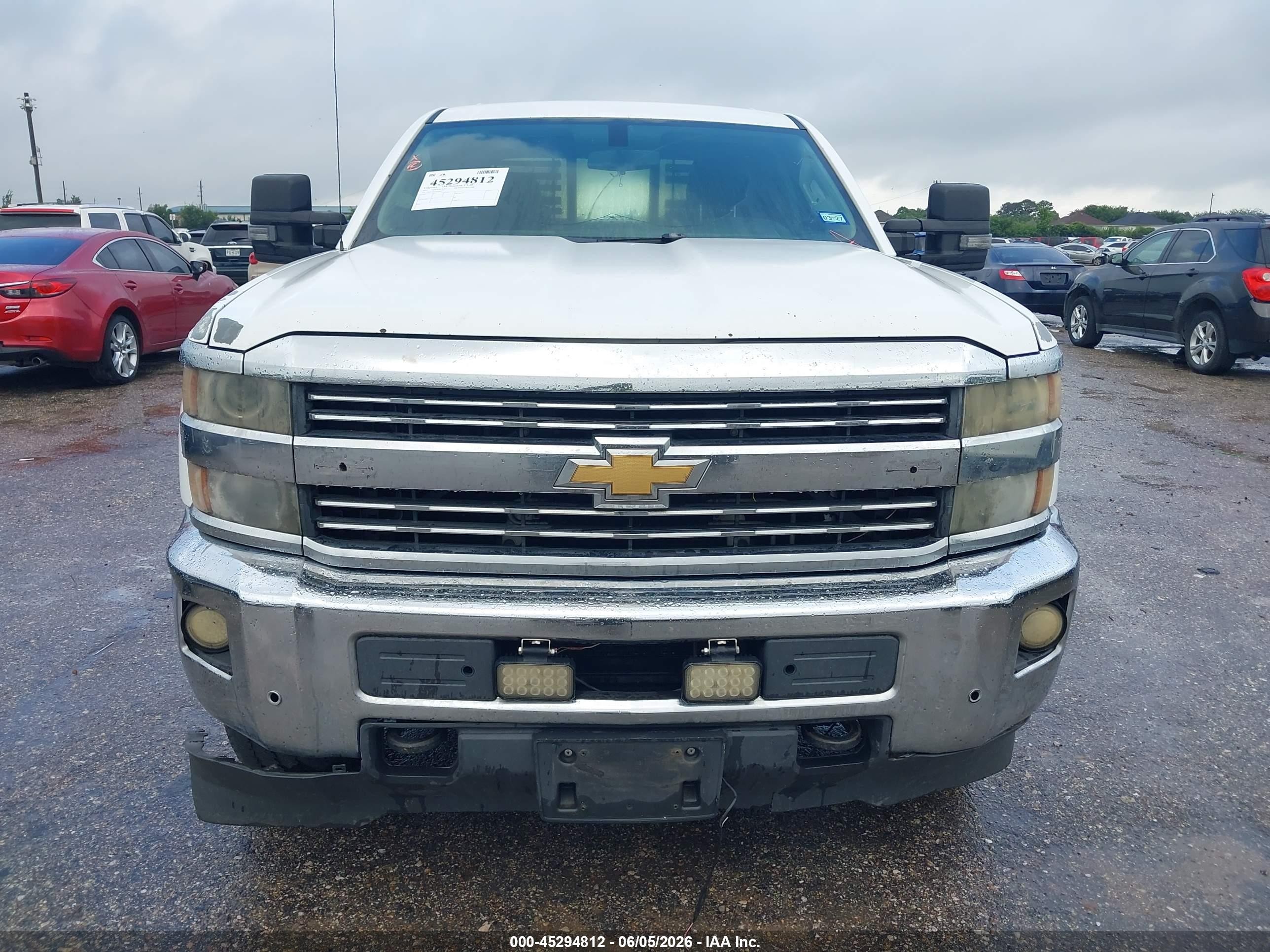 2015 Chevrolet Silverado 2500hd Wt Белый vin: 1GC1CUEG5FF607753