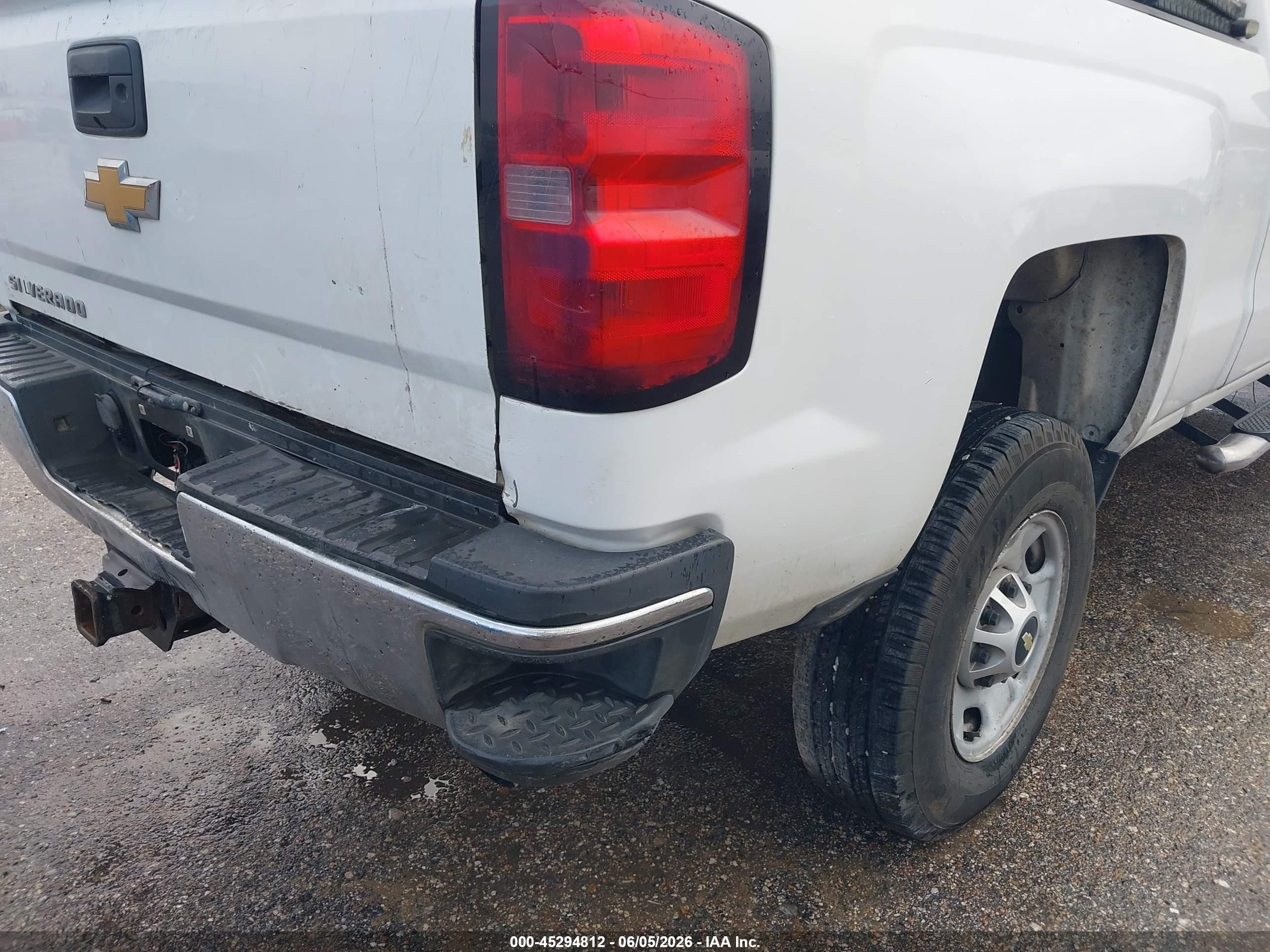 2015 Chevrolet Silverado 2500hd Wt Белый vin: 1GC1CUEG5FF607753