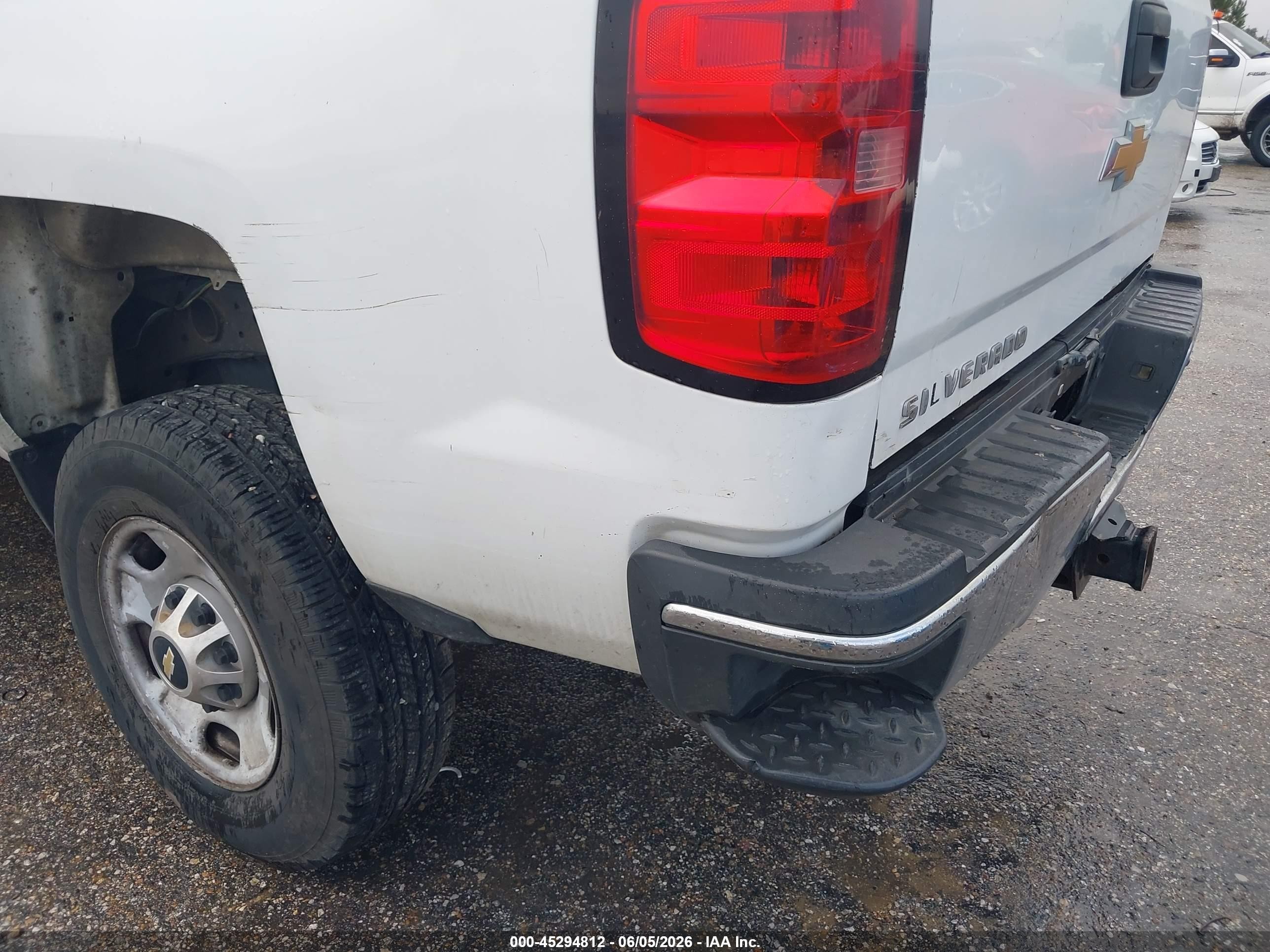 2015 Chevrolet Silverado 2500hd Wt Белый vin: 1GC1CUEG5FF607753