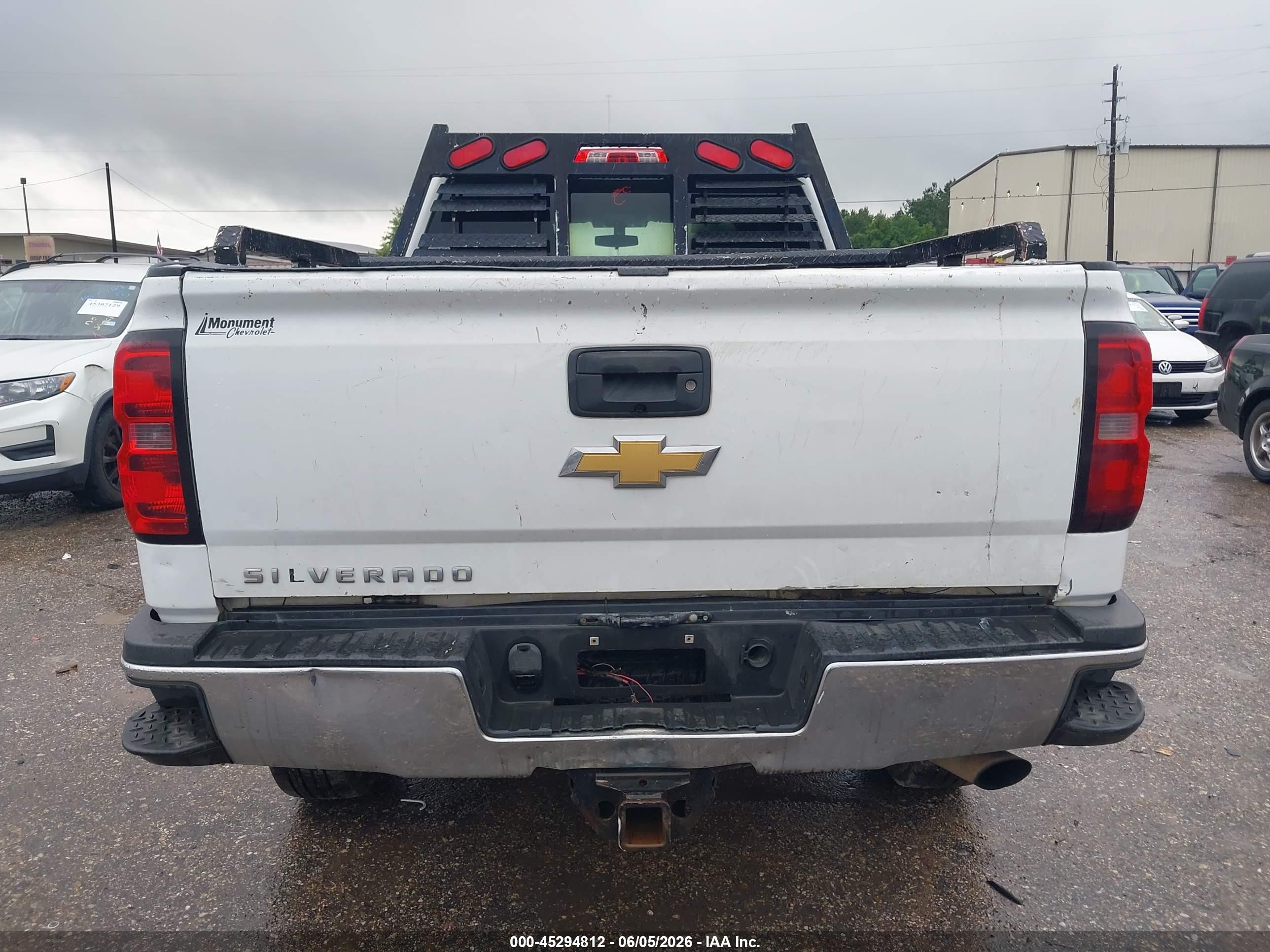 2015 Chevrolet Silverado 2500hd Wt Белый vin: 1GC1CUEG5FF607753