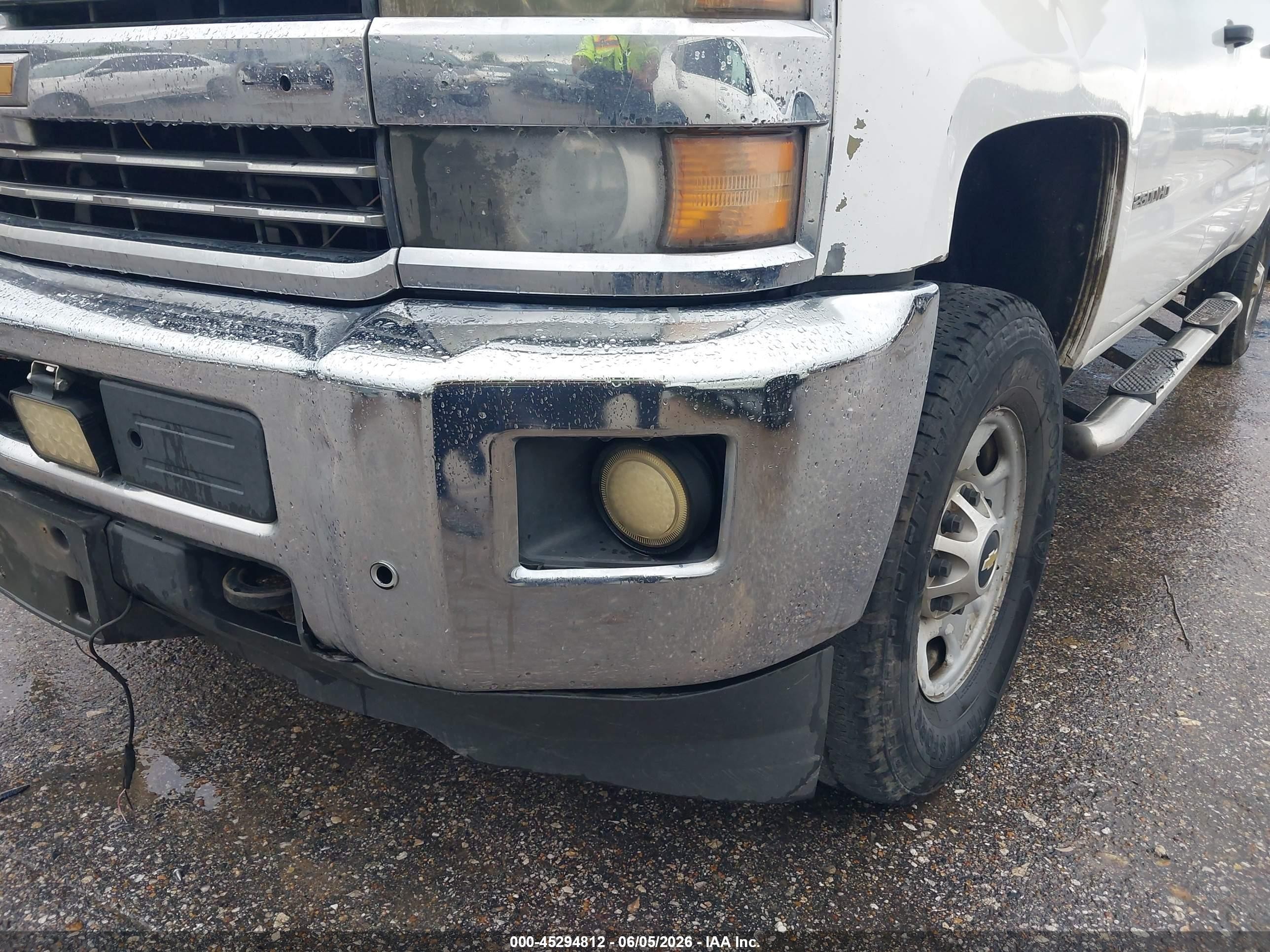 2015 Chevrolet Silverado 2500hd Wt Белый vin: 1GC1CUEG5FF607753