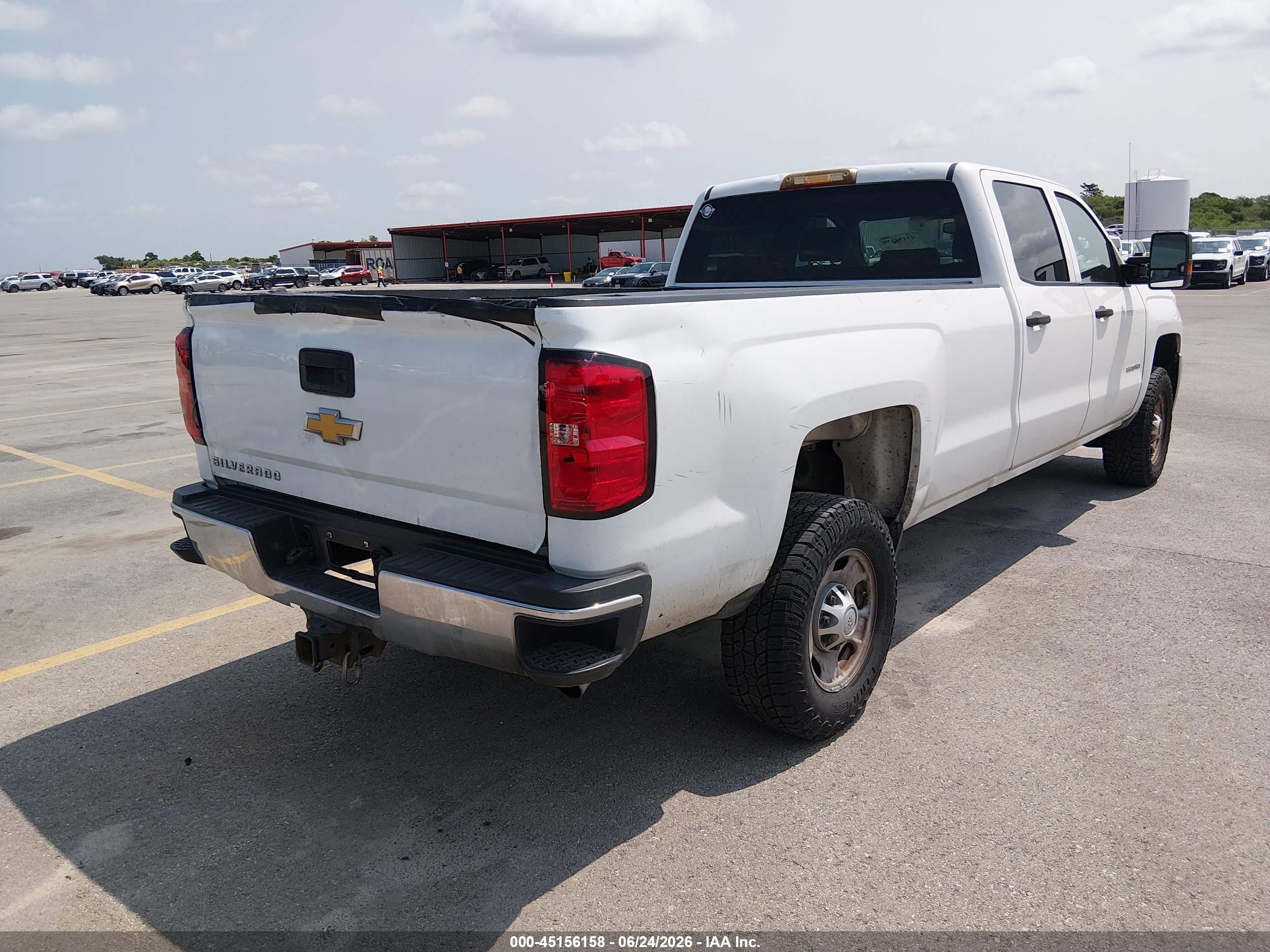 2015 Chevrolet Silverado 2500hd Built After Aug 14 Work Truck White vin: 1GC1CUEG5FF608854