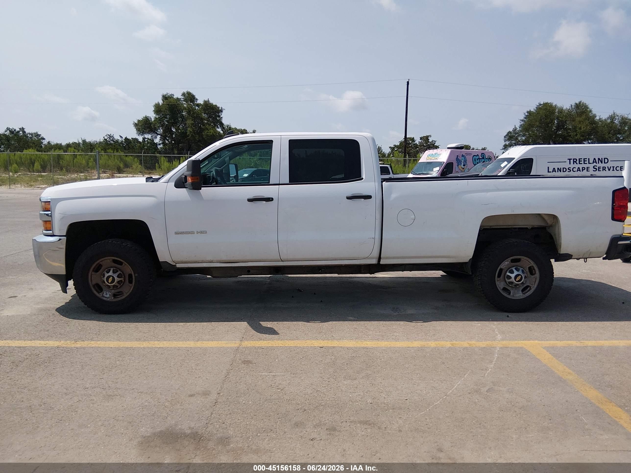 2015 Chevrolet Silverado 2500hd Built After Aug 14 Work Truck White vin: 1GC1CUEG5FF608854
