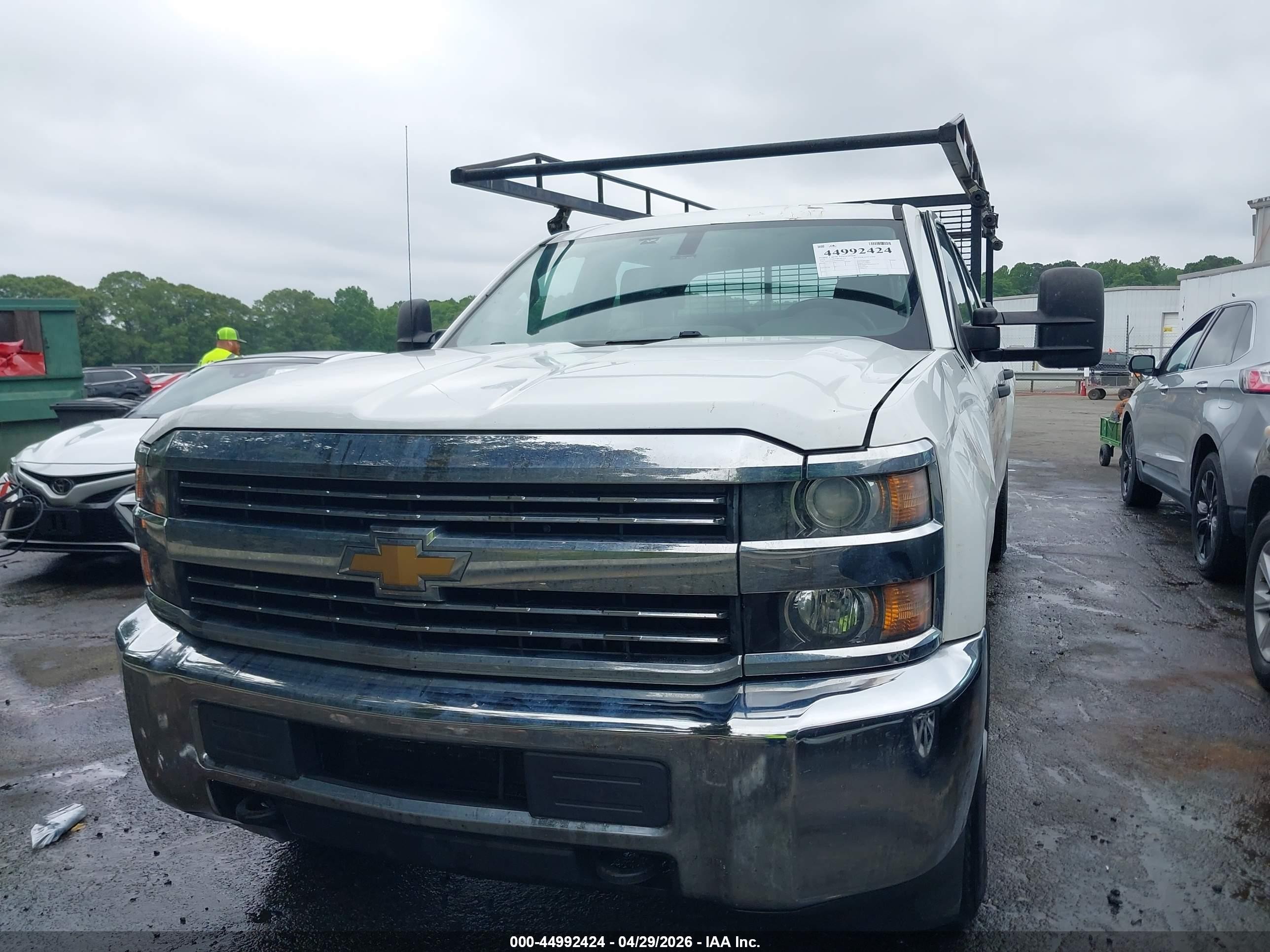 2015 Chevrolet Silverado 2500hd Wt White vin: 1GC1CUEG9FF634860