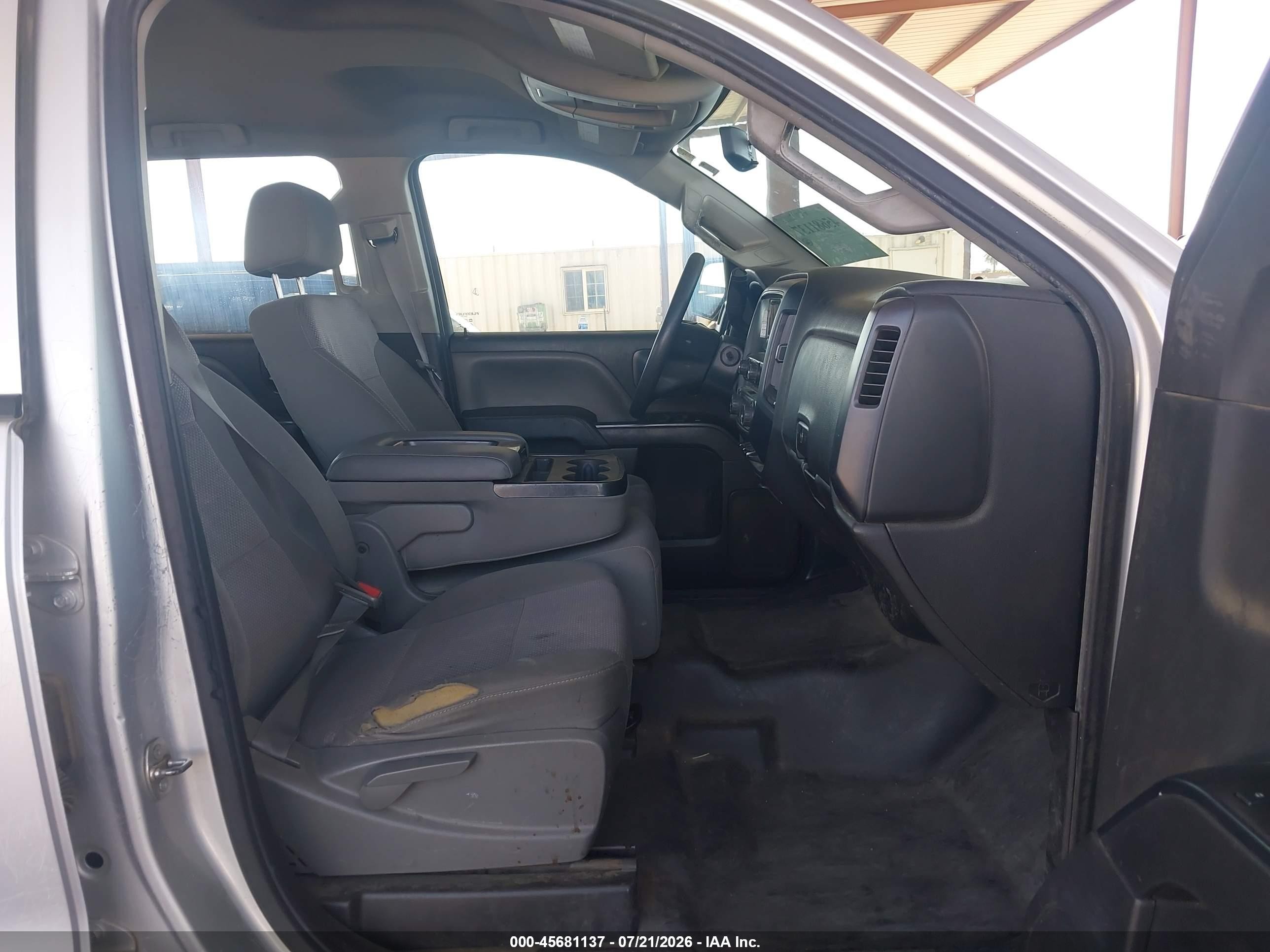 2015 Chevrolet Silverado 2500hd Built After Aug 14 Work Truck Silver vin: 1GC1CUEGXFF629599