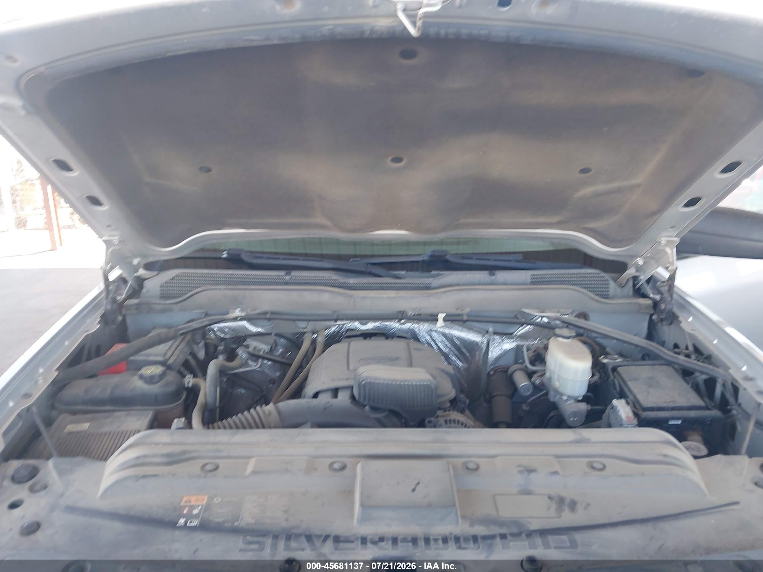 2015 Chevrolet Silverado 2500hd Built After Aug 14 Work Truck Silver vin: 1GC1CUEGXFF629599