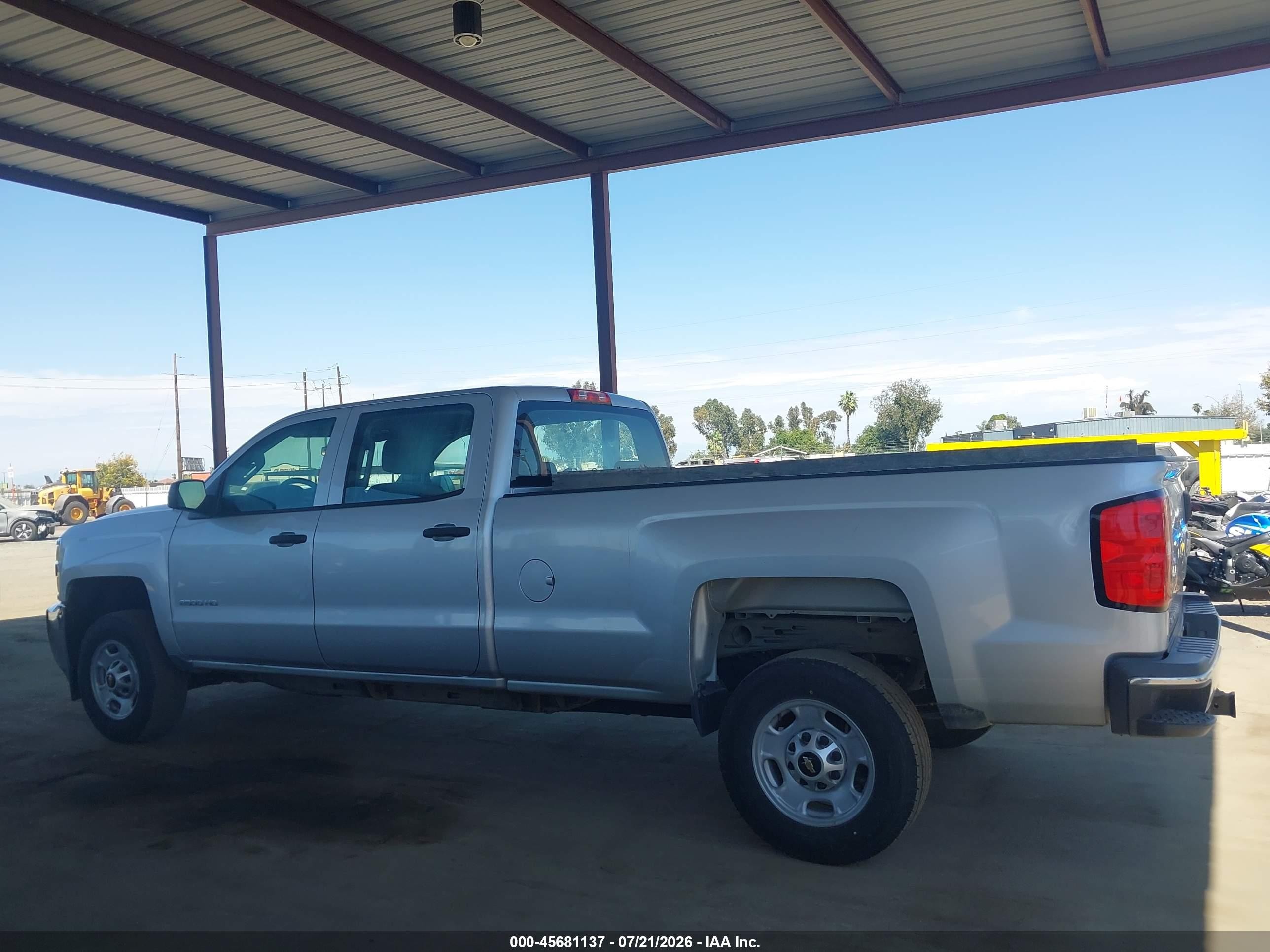 2015 Chevrolet Silverado 2500hd Built After Aug 14 Work Truck Silver vin: 1GC1CUEGXFF629599