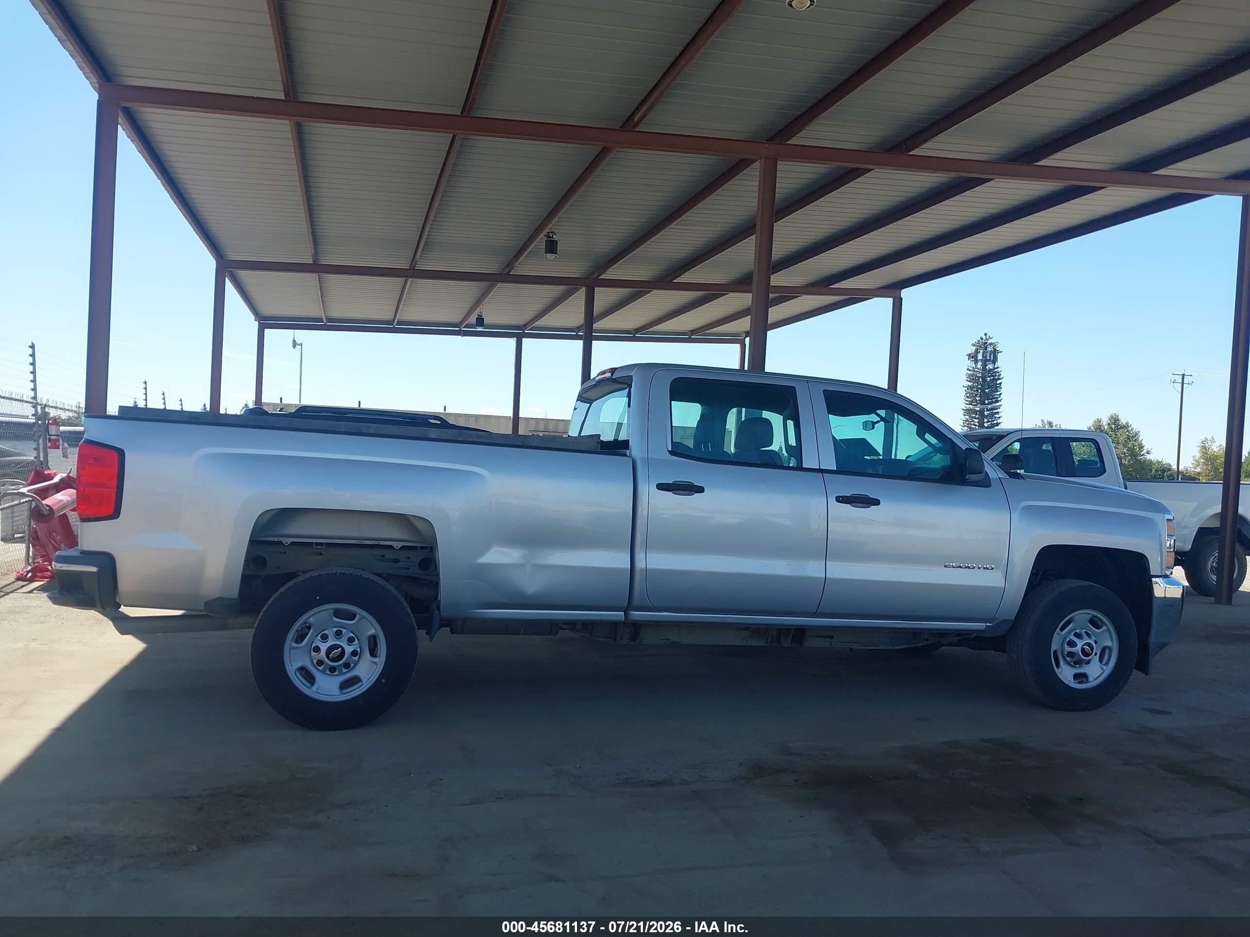 2015 Chevrolet Silverado 2500hd Built After Aug 14 Work Truck Silver vin: 1GC1CUEGXFF629599