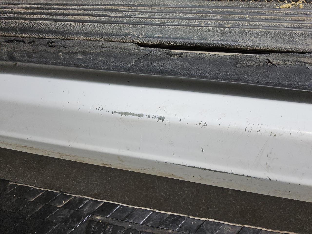2014 Chevrolet Silverado C2500 Heavy Duty White vin: 1GC1CVCG0EF120452 Damage: Left Rocker Panel, Heavy Scratch, 9 To 10 Inches