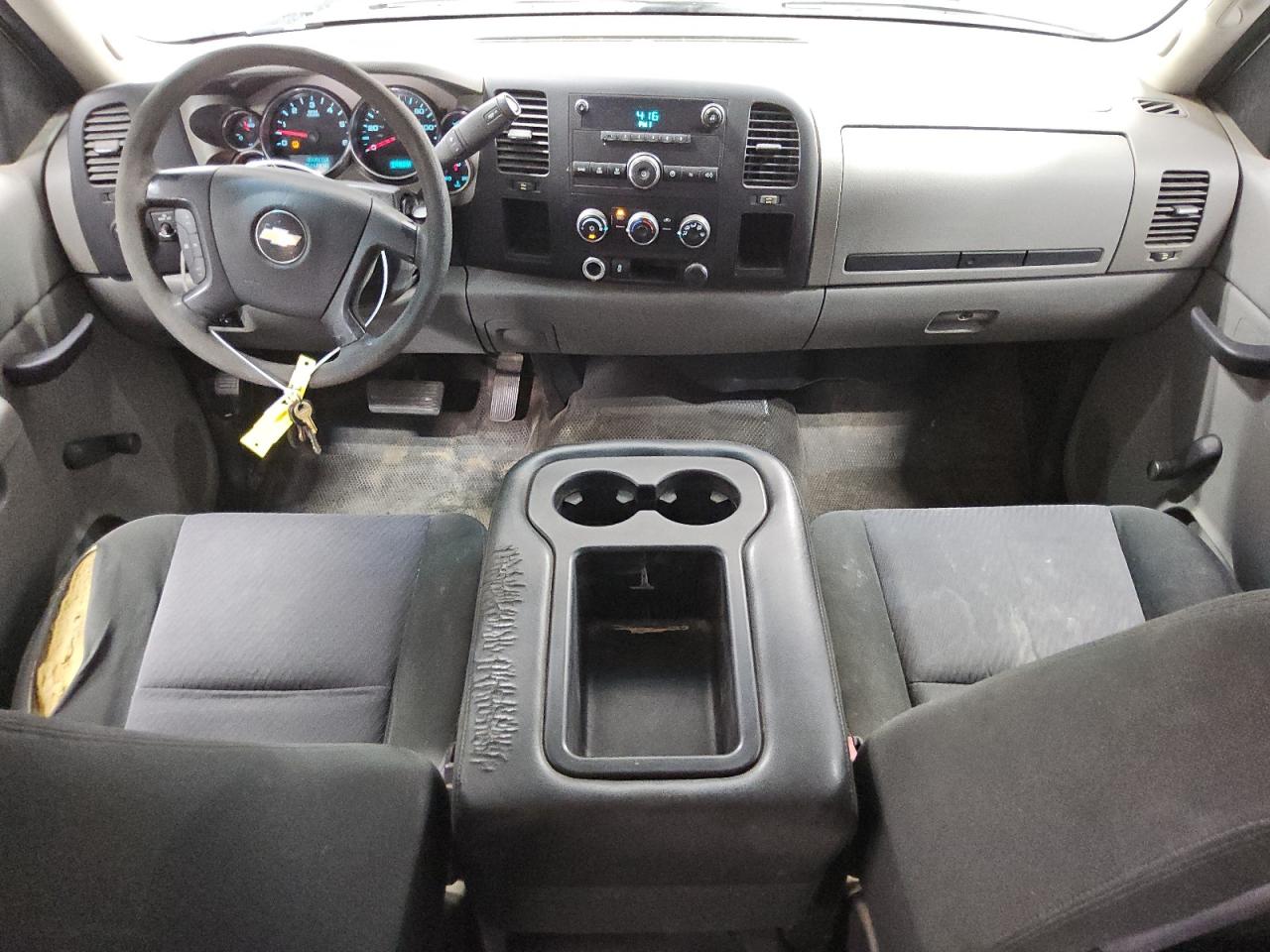 2014 Chevrolet Silverado C2500 Heavy Duty White vin: 1GC1CVCG0EF120452 Damage: Left Front Door Lock, Inoperable, Repair Required