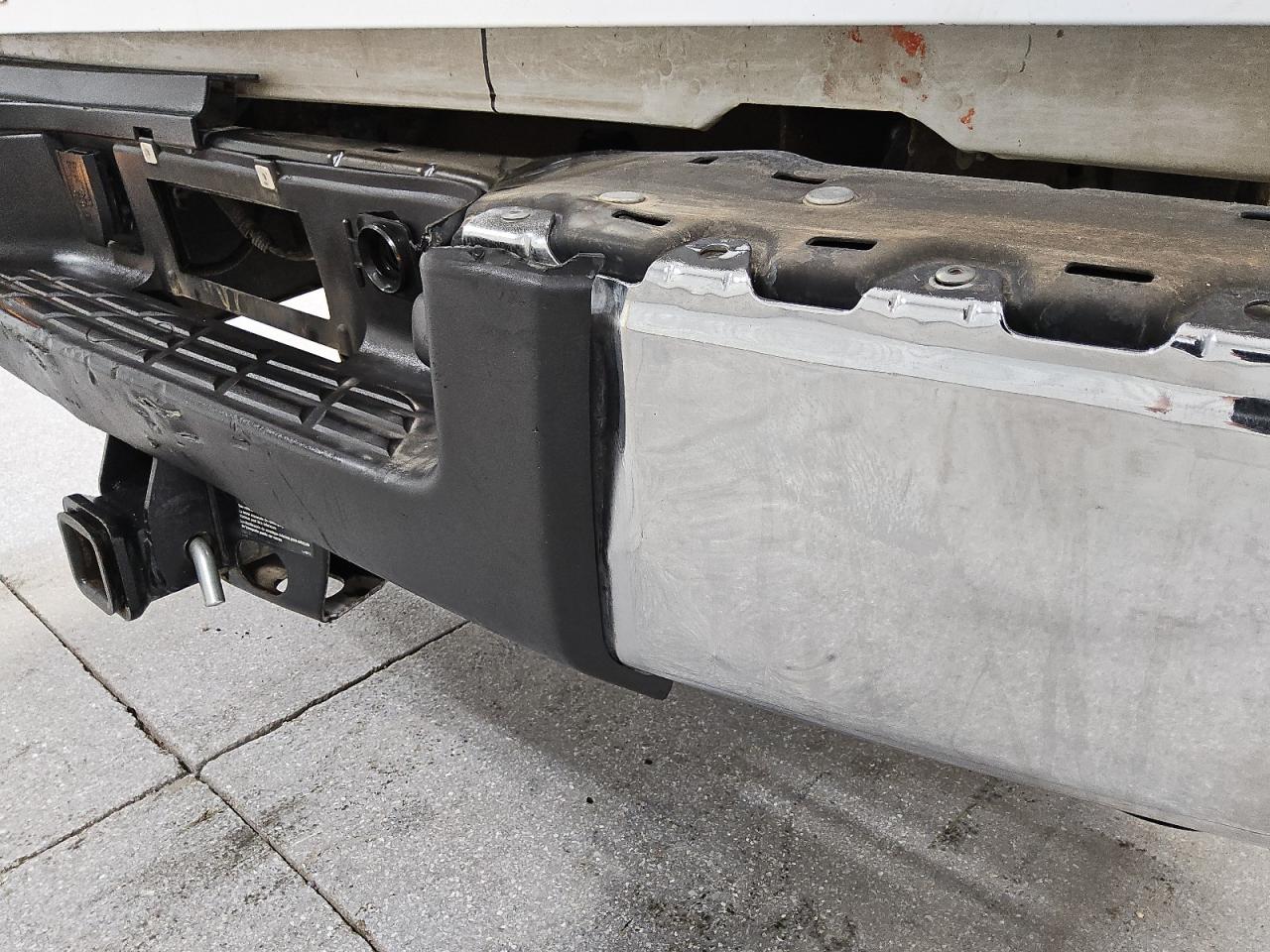 2014 Chevrolet Silverado C2500 Heavy Duty White vin: 1GC1CVCG0EF120452 Damage: Rear Bumper Step Pad, Broken, Replacement Required