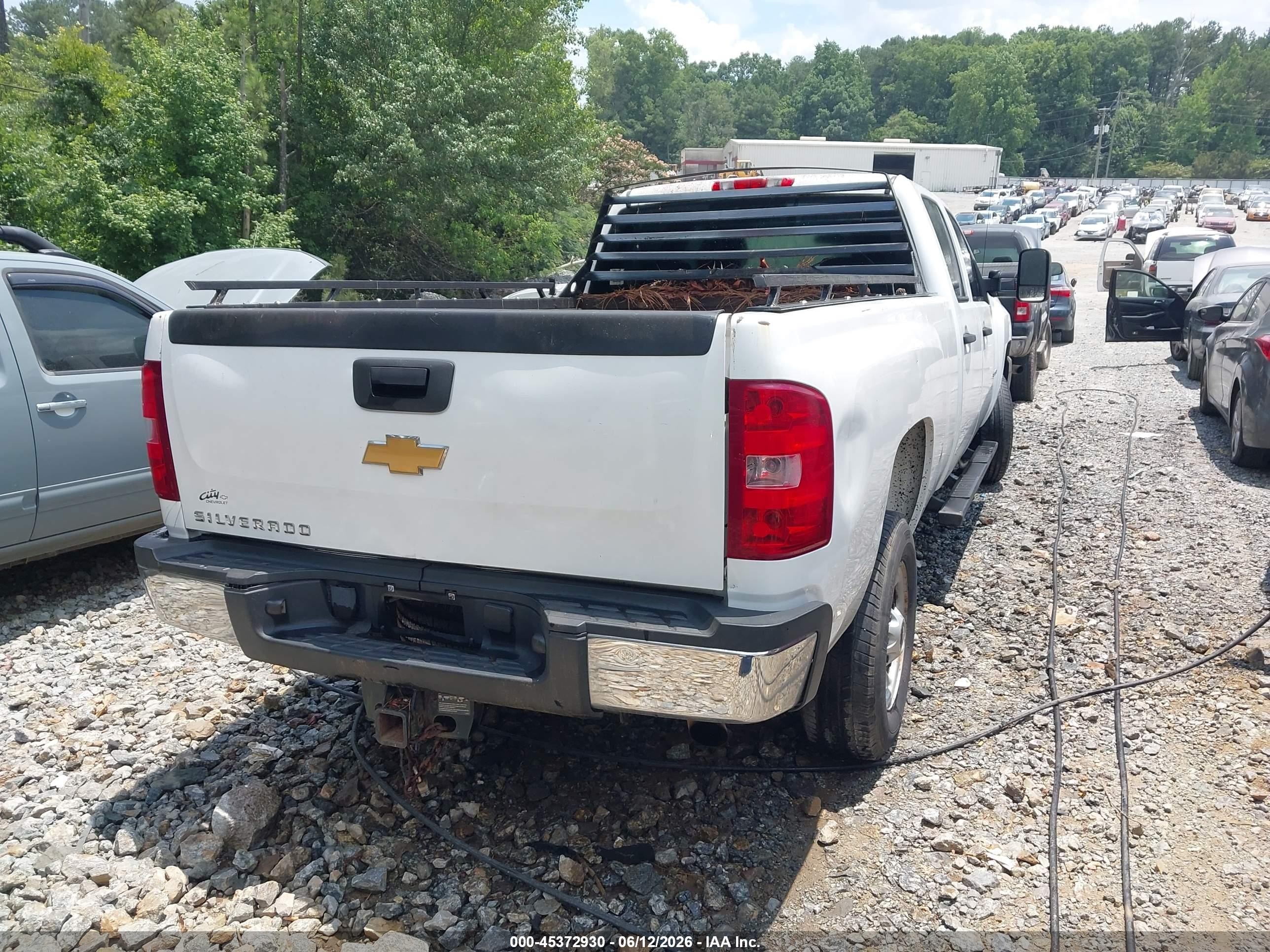 2013 Chevrolet Silverado 2500hd Work Truck White vin: 1GC1CVCG3DF102235
