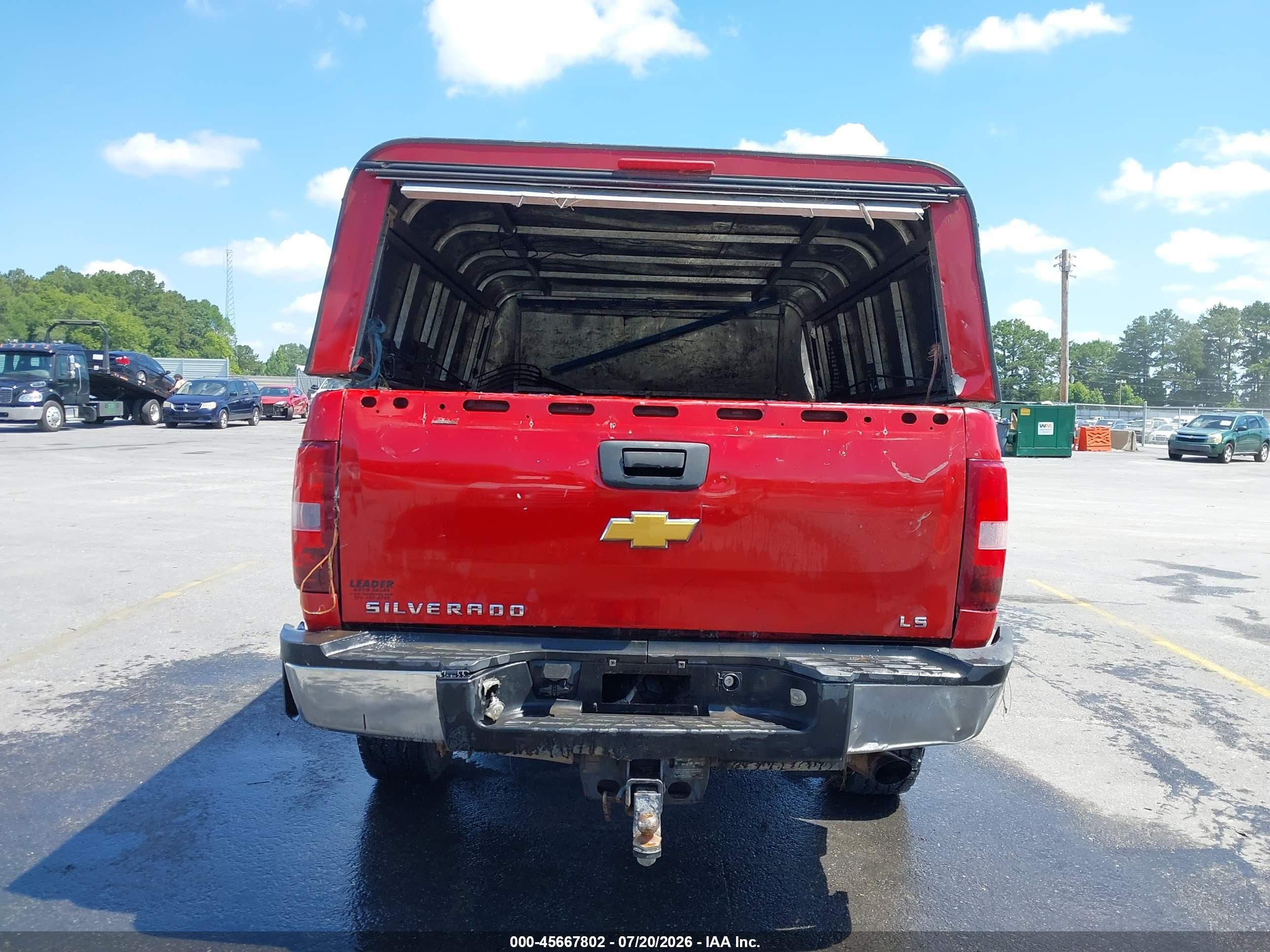 2012 Chevrolet Silverado 2500hd Work Truck Red vin: 1GC1CVCG4CF222415