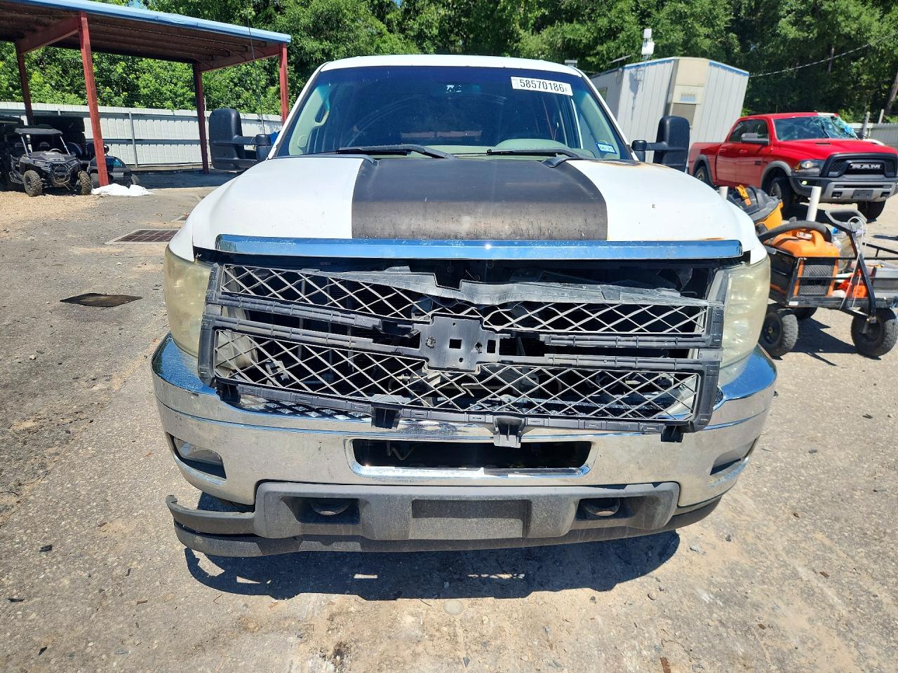 2012 Chevrolet Silverado C2500 Heavy Duty White vin: 1GC1CVCG6CF240057