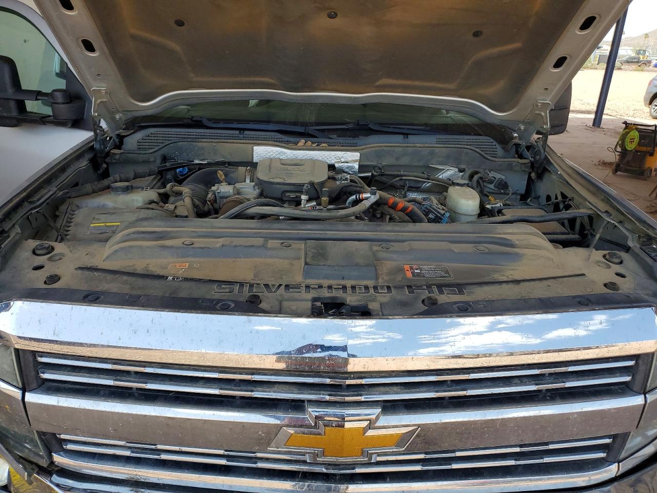 2015 Chevrolet Silverado C2500 Heavy Duty Lt Silver vin: 1GC1CVE87FF195379
