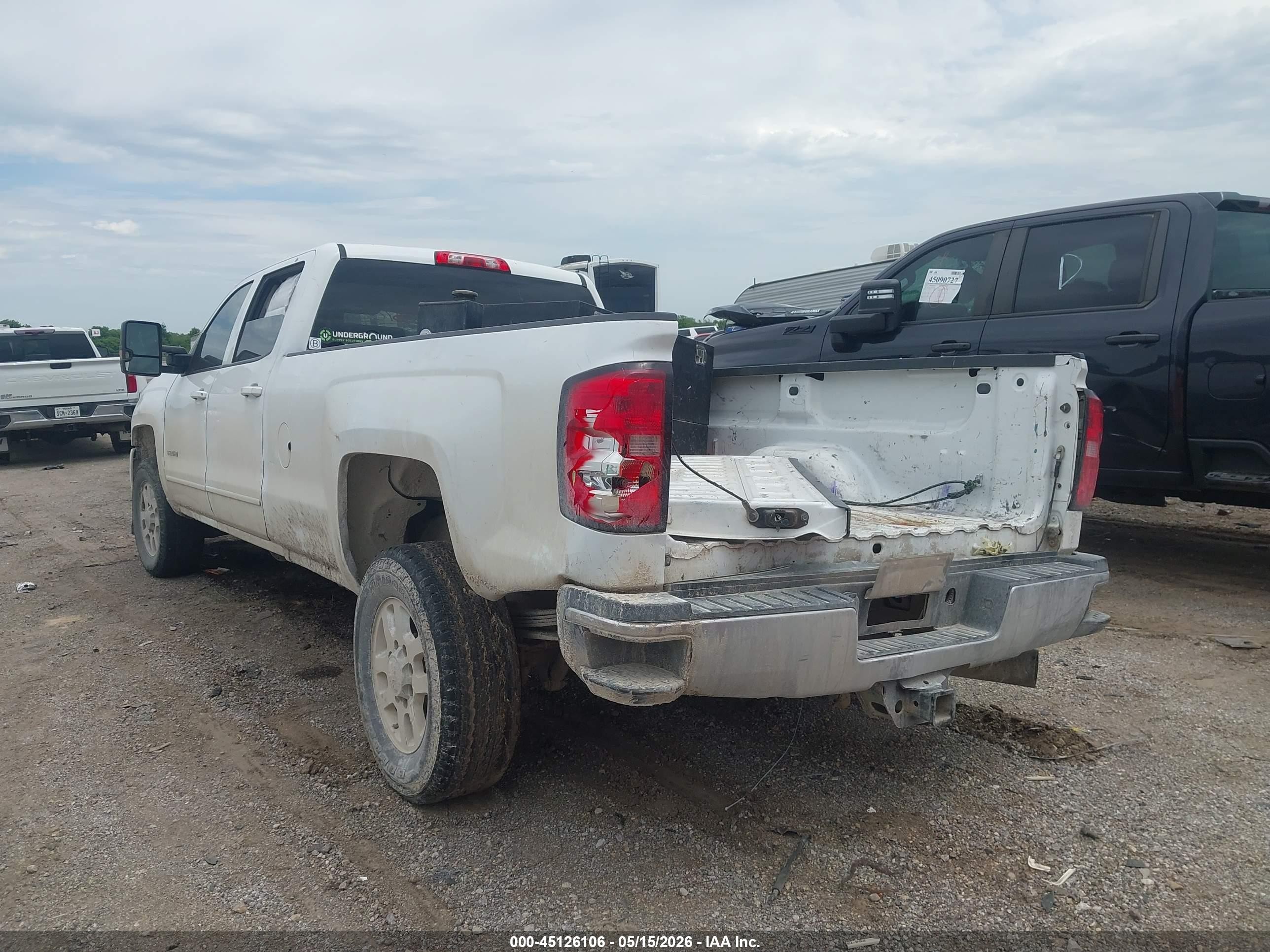 2015 Chevrolet Silverado 2500hd Lt White vin: 1GC1CVE89FF589742