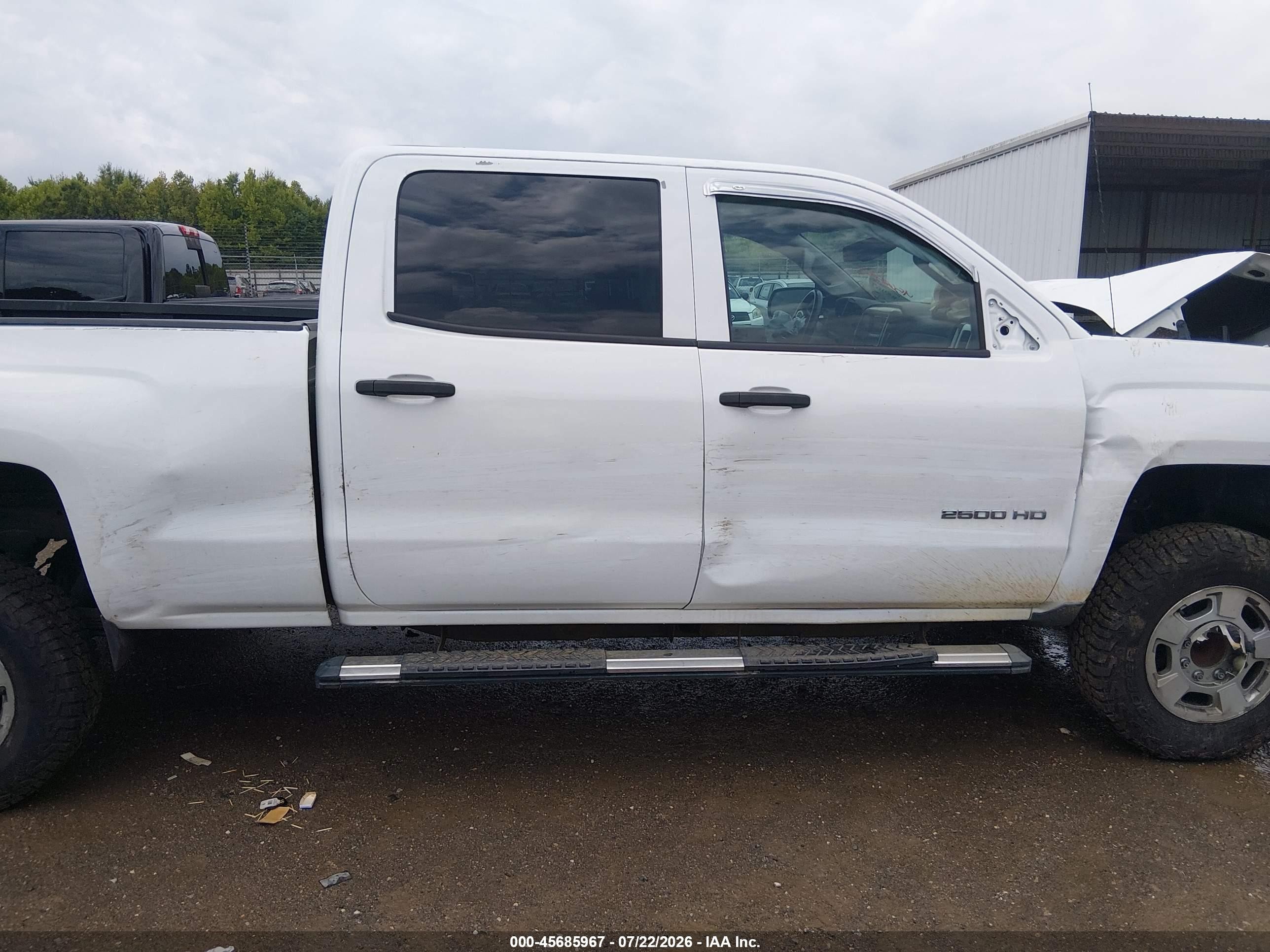 2015 Chevrolet Silverado 2500hd Lt White vin: 1GC1CVEG1FF103528