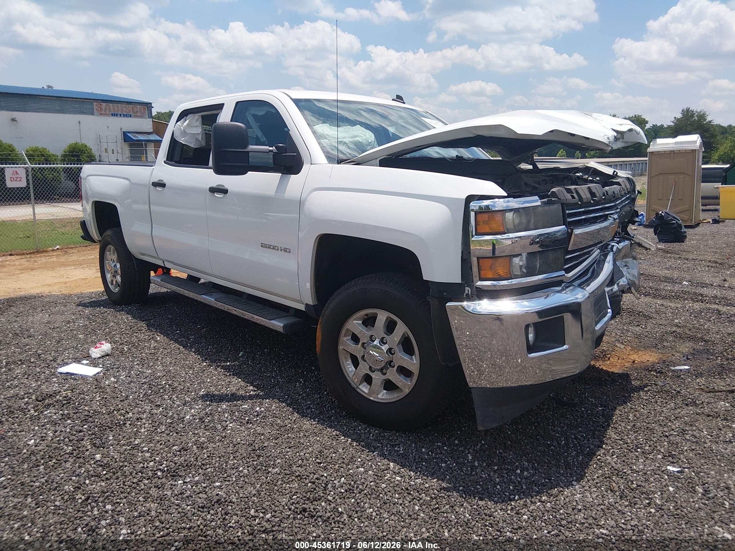 2015 Chevrolet Silverado 2500hd Lt Белый vin: 1GC1CVEG5FF130344