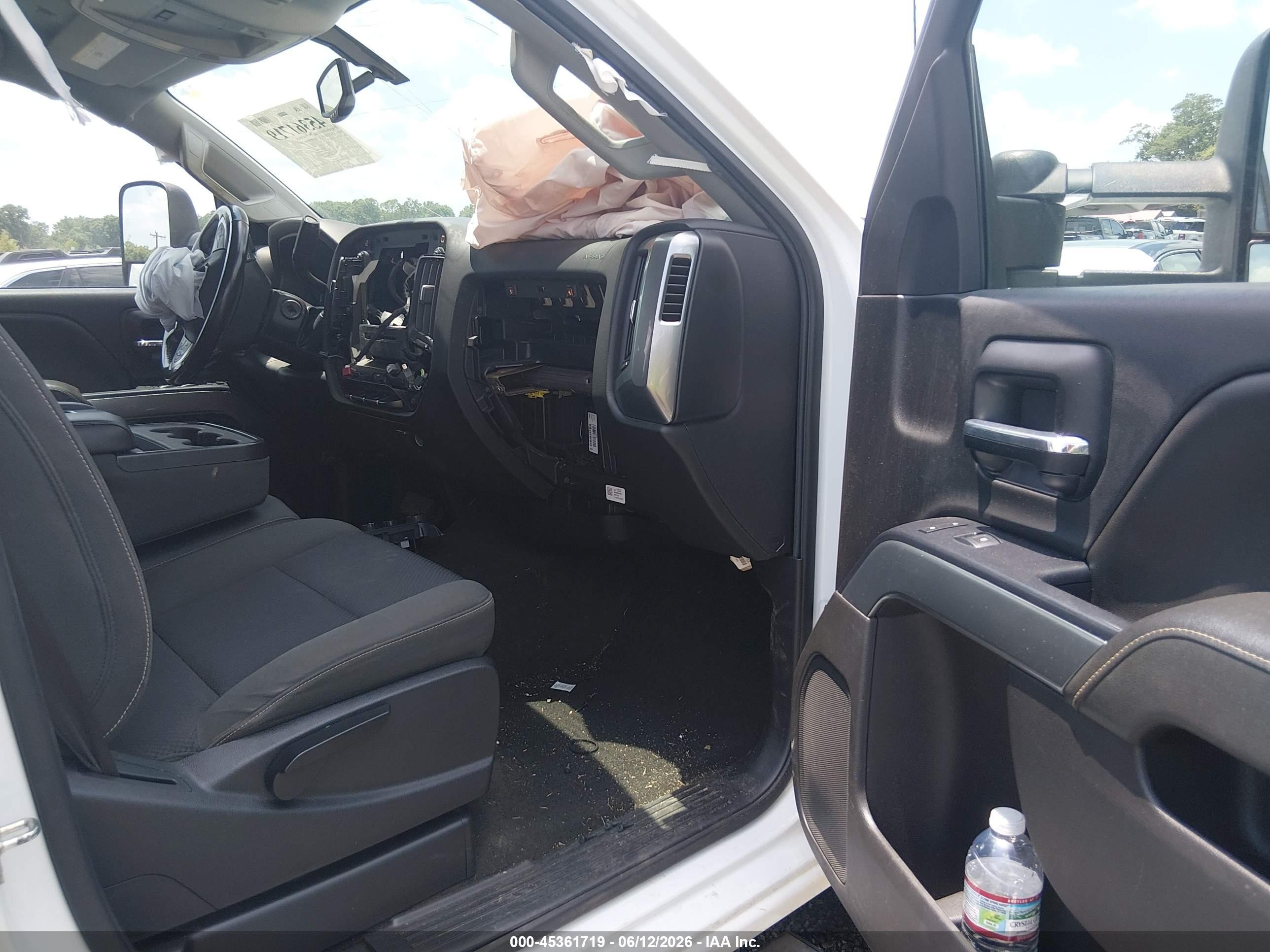 2015 Chevrolet Silverado 2500hd Lt White vin: 1GC1CVEG5FF130344