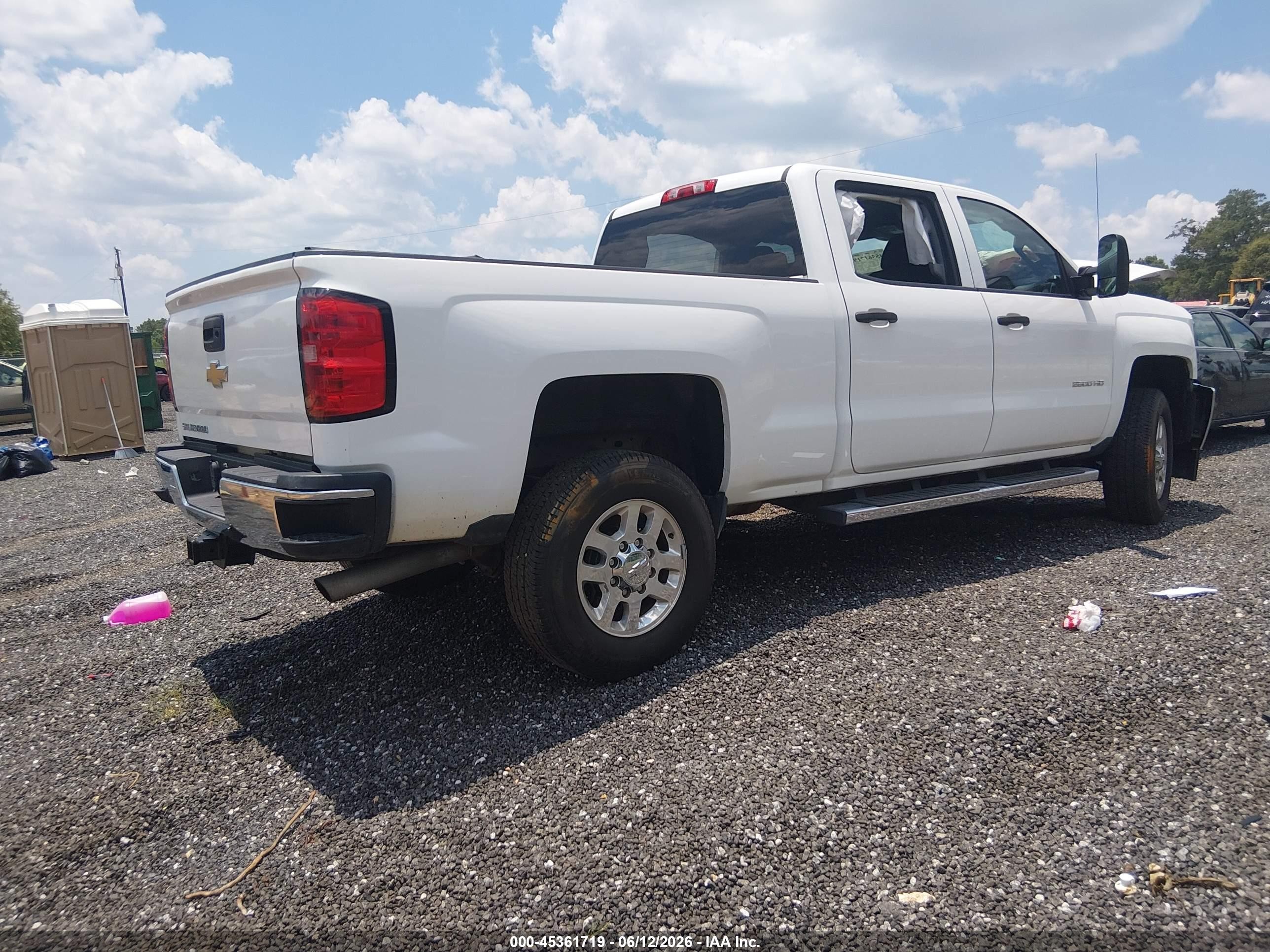 2015 Chevrolet Silverado 2500hd Lt White vin: 1GC1CVEG5FF130344