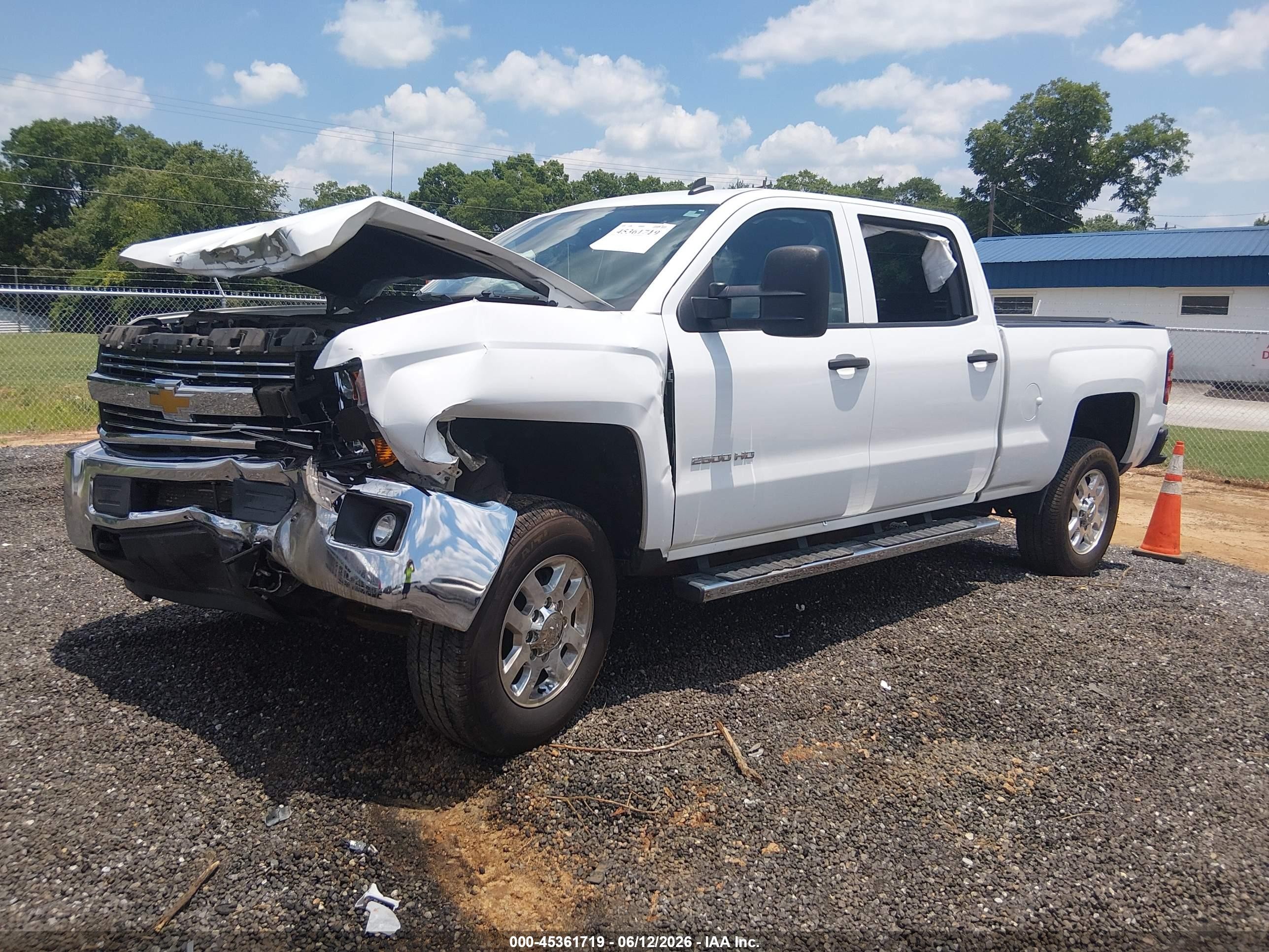 2015 Chevrolet Silverado 2500hd Lt White vin: 1GC1CVEG5FF130344