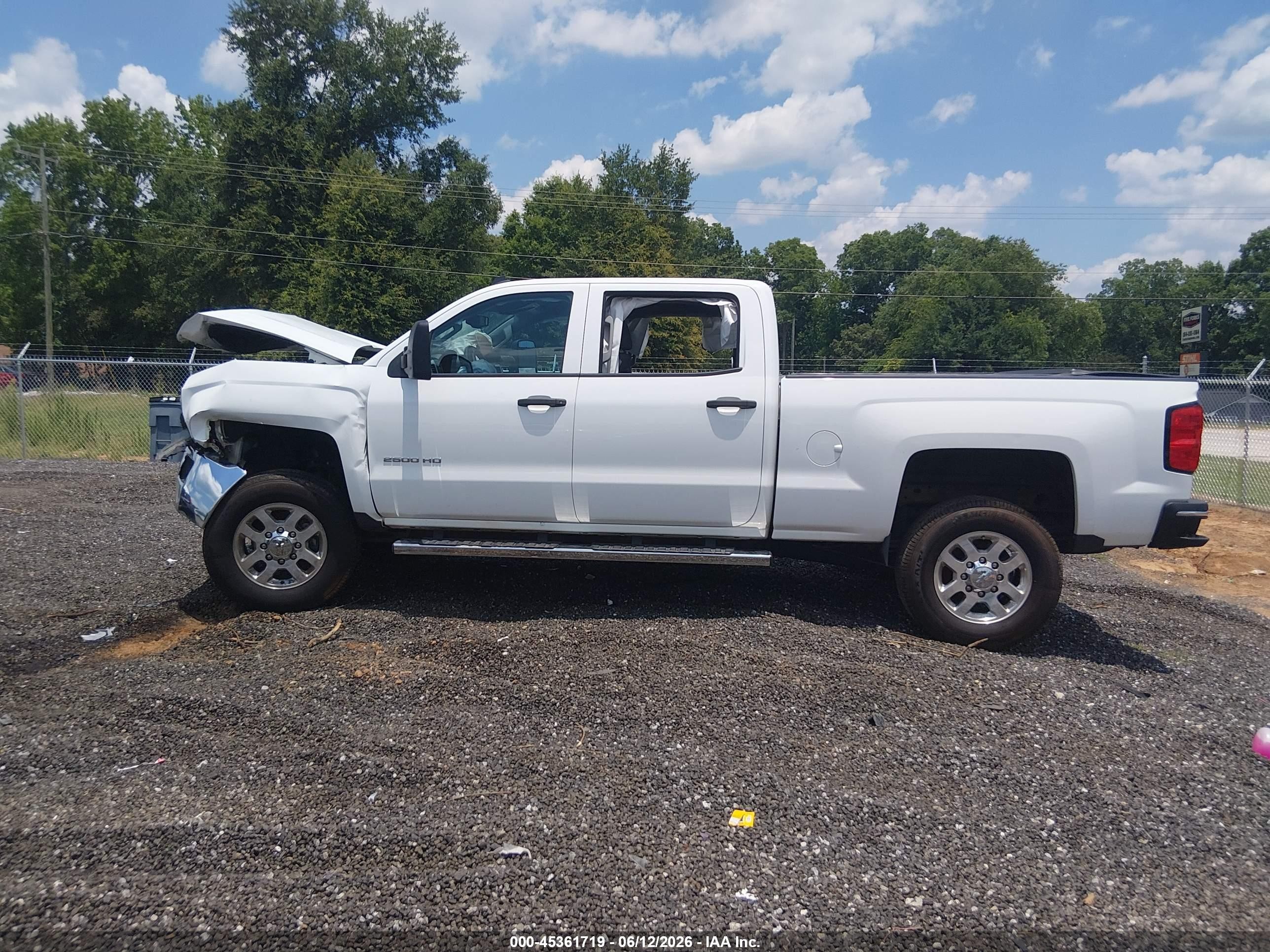 2015 Chevrolet Silverado 2500hd Lt White vin: 1GC1CVEG5FF130344