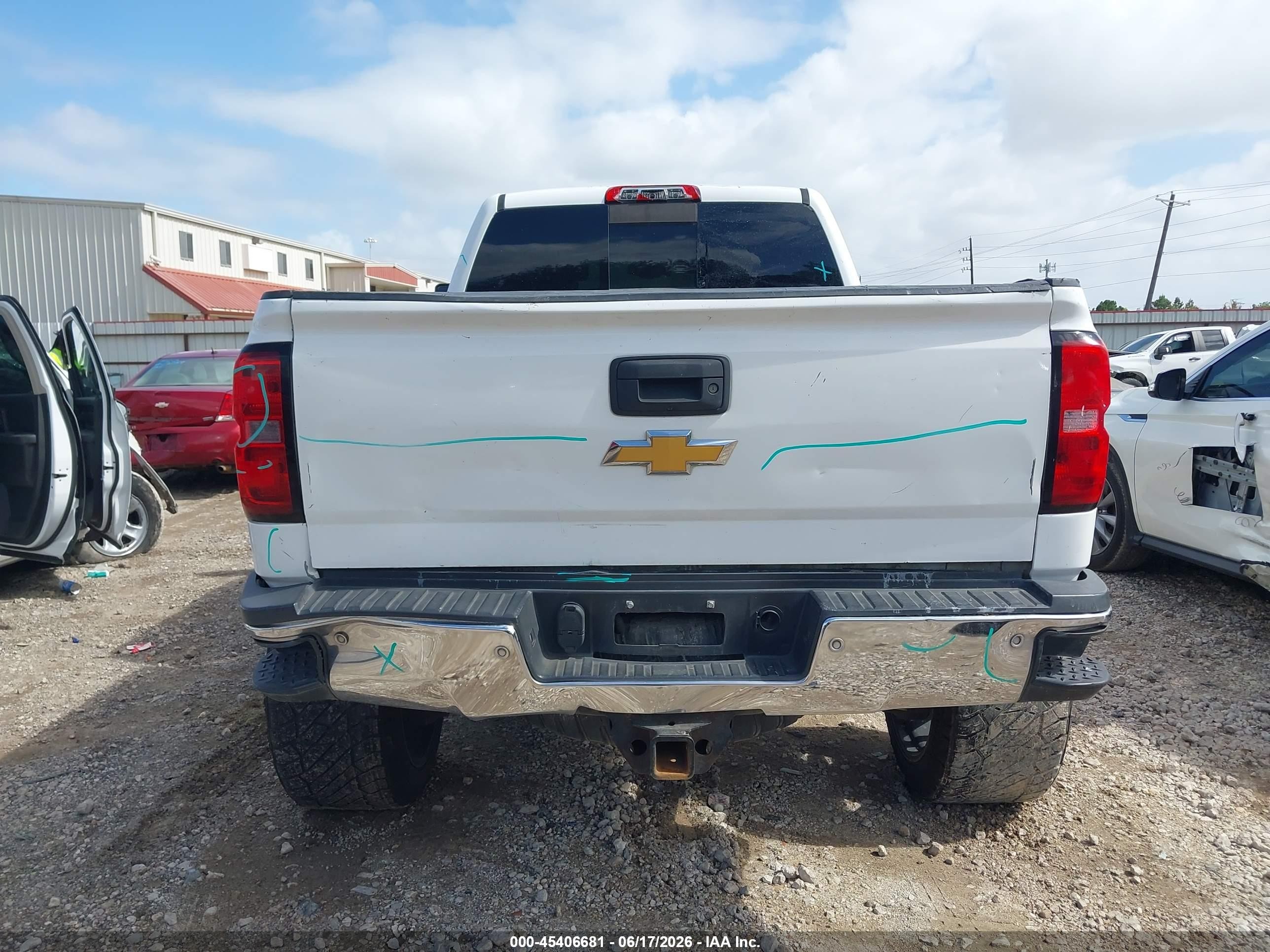 2015 Chevrolet Silverado 2500hd Ltz Белый vin: 1GC1CWE84FF593008
