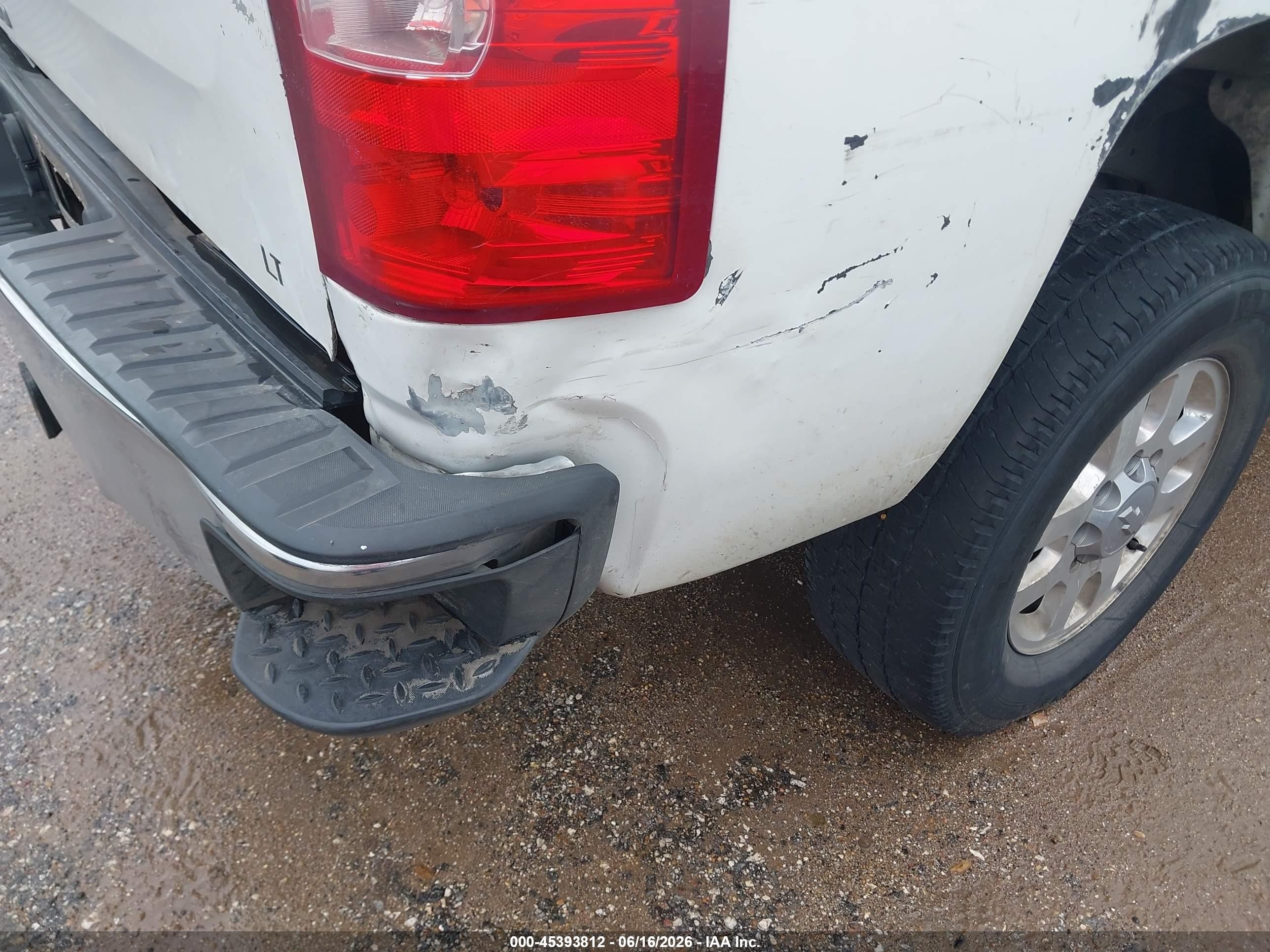 2012 Chevrolet Silverado 2500hd Lt White vin: 1GC1CXCG7CF119887