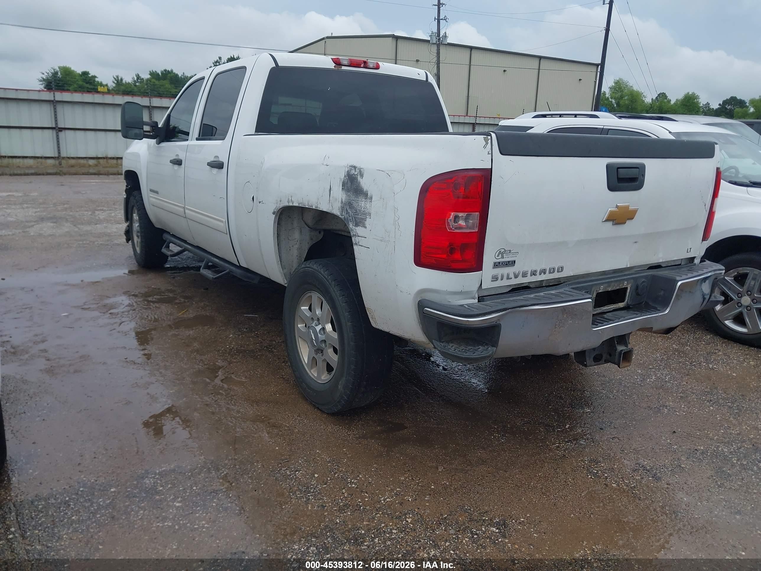 2012 Chevrolet Silverado 2500hd Lt White vin: 1GC1CXCG7CF119887
