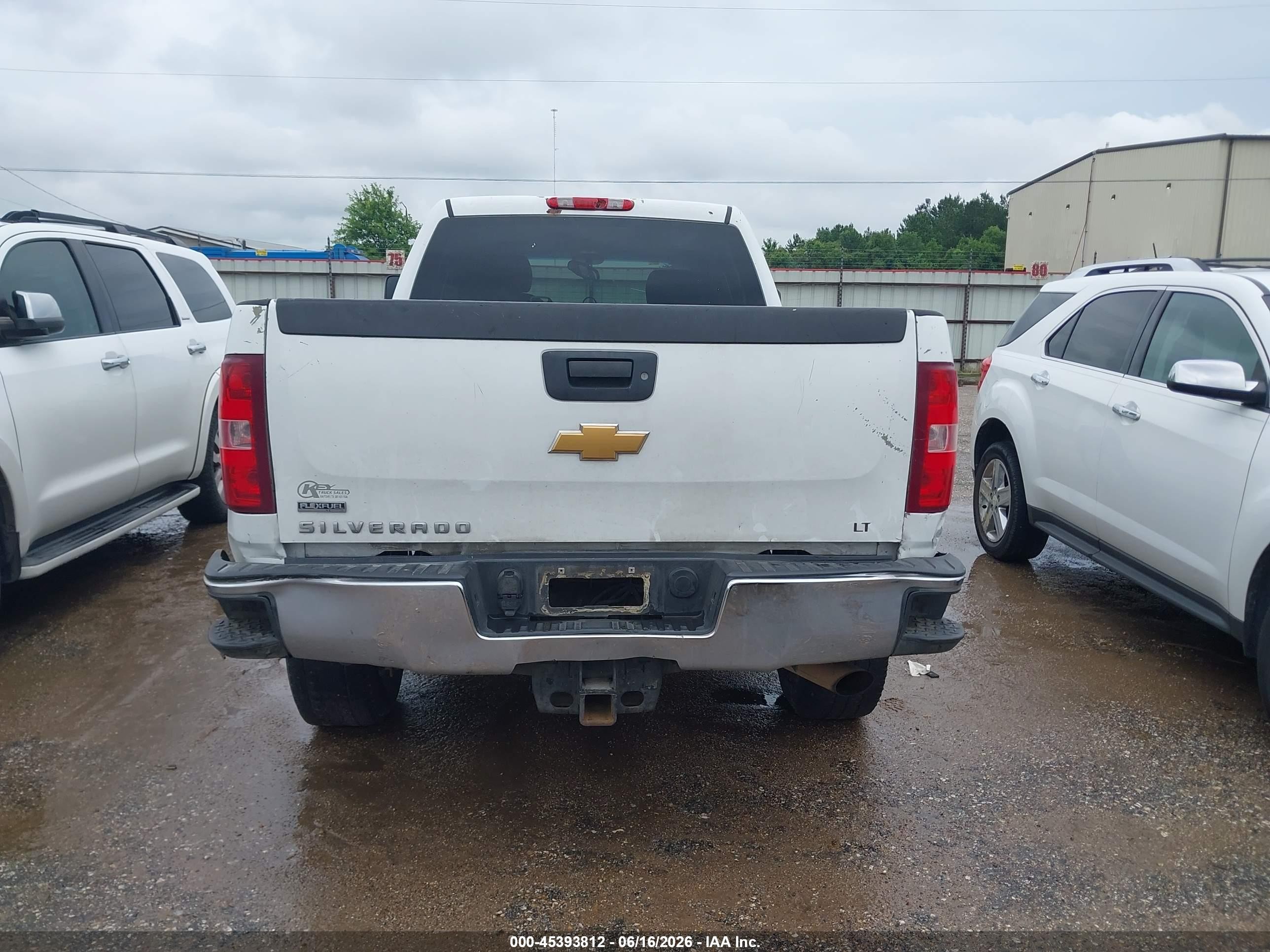 2012 Chevrolet Silverado 2500hd Lt White vin: 1GC1CXCG7CF119887