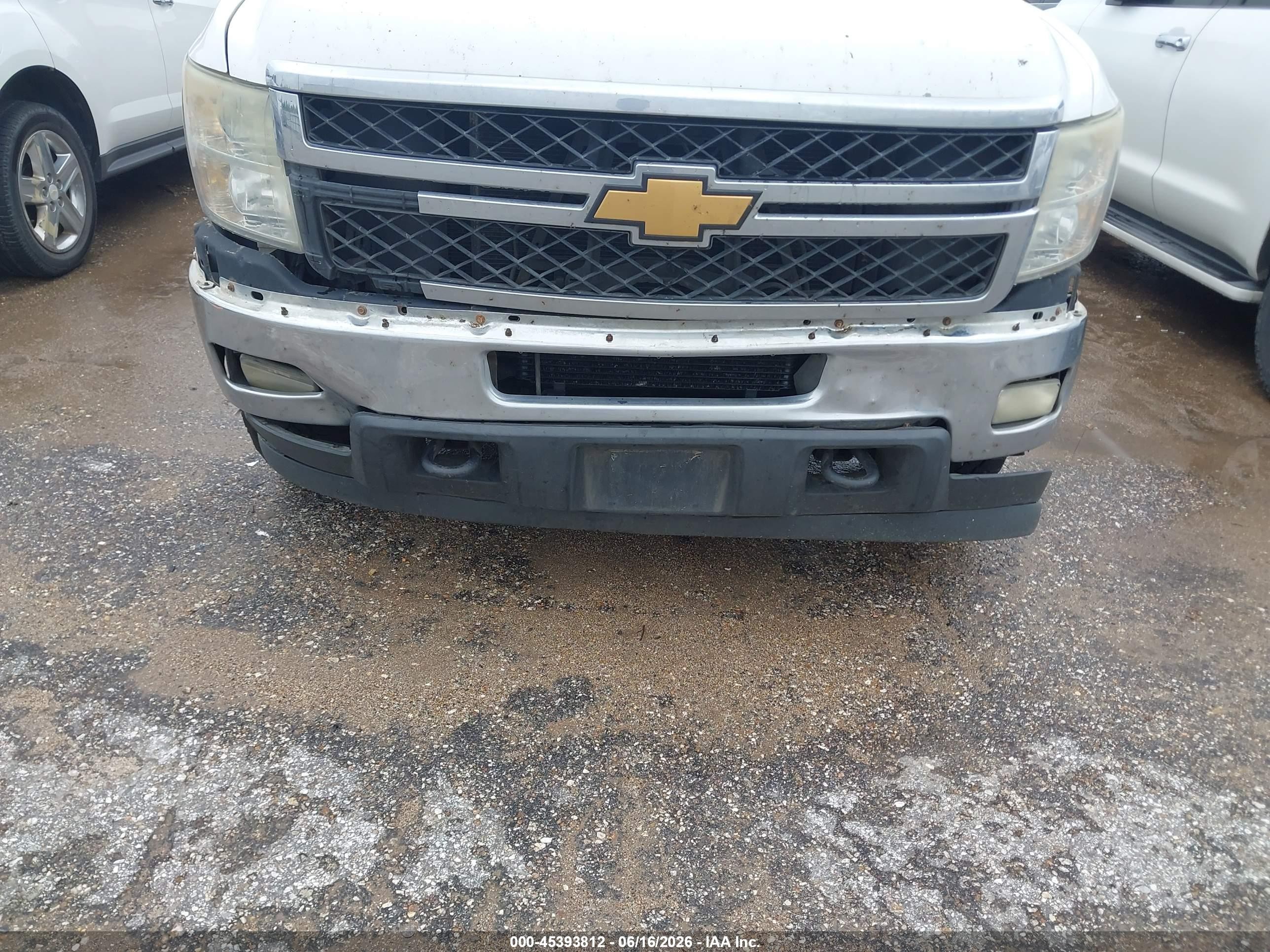 2012 Chevrolet Silverado 2500hd Lt White vin: 1GC1CXCG7CF119887