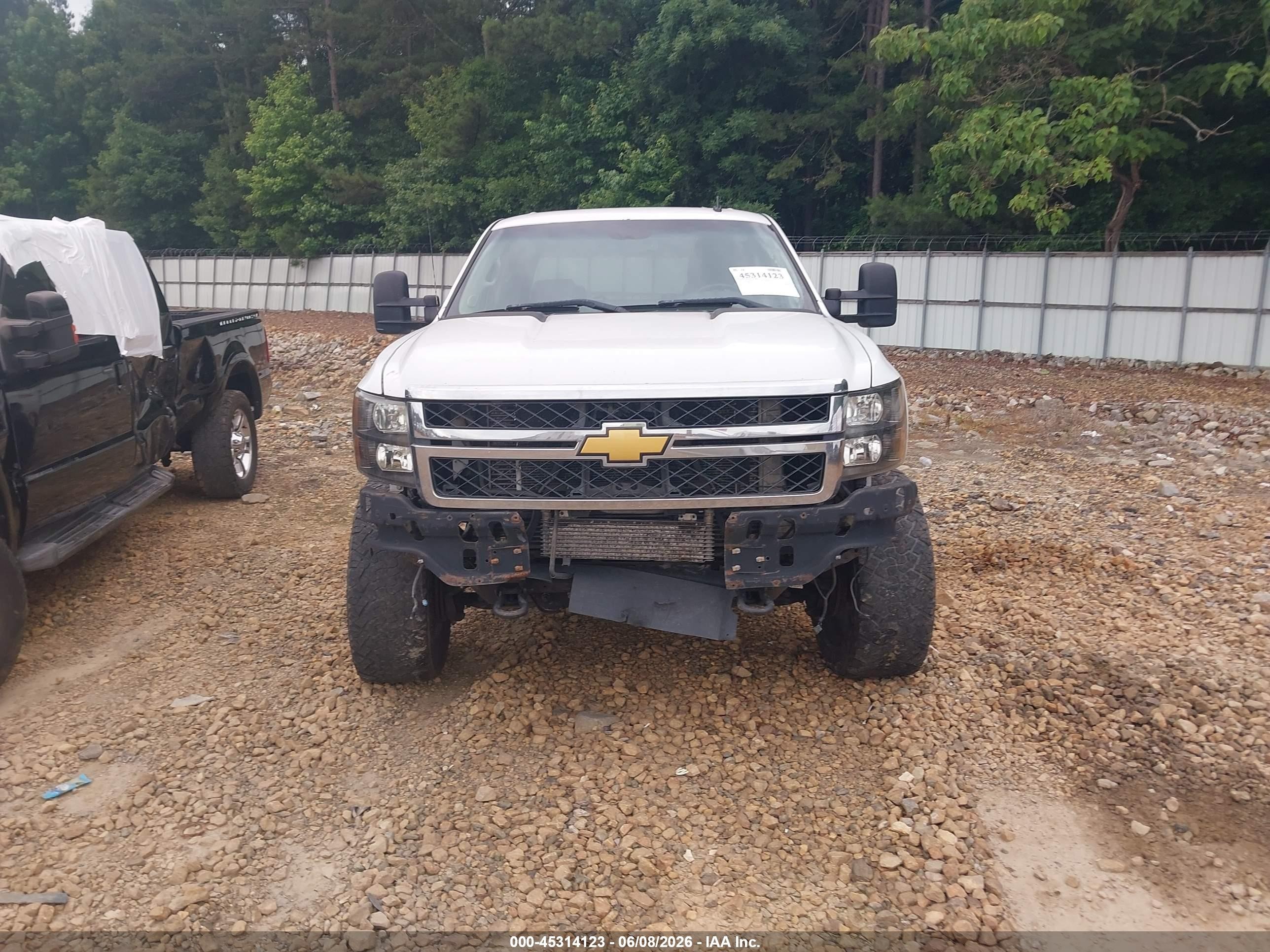 2012 Chevrolet Silverado 2500hd Lt White vin: 1GC1CXE81CF221112
