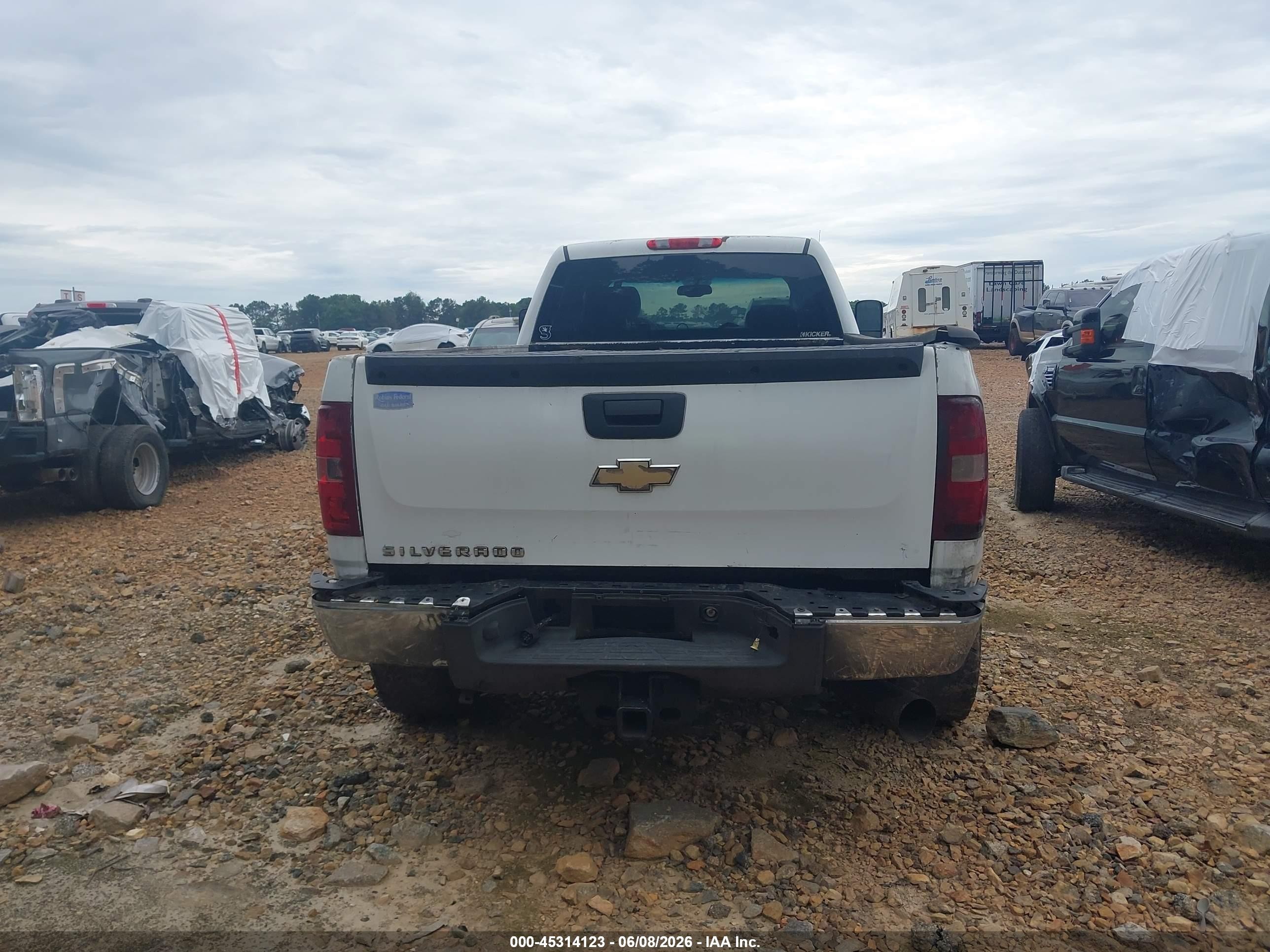 2012 Chevrolet Silverado 2500hd Lt White vin: 1GC1CXE81CF221112
