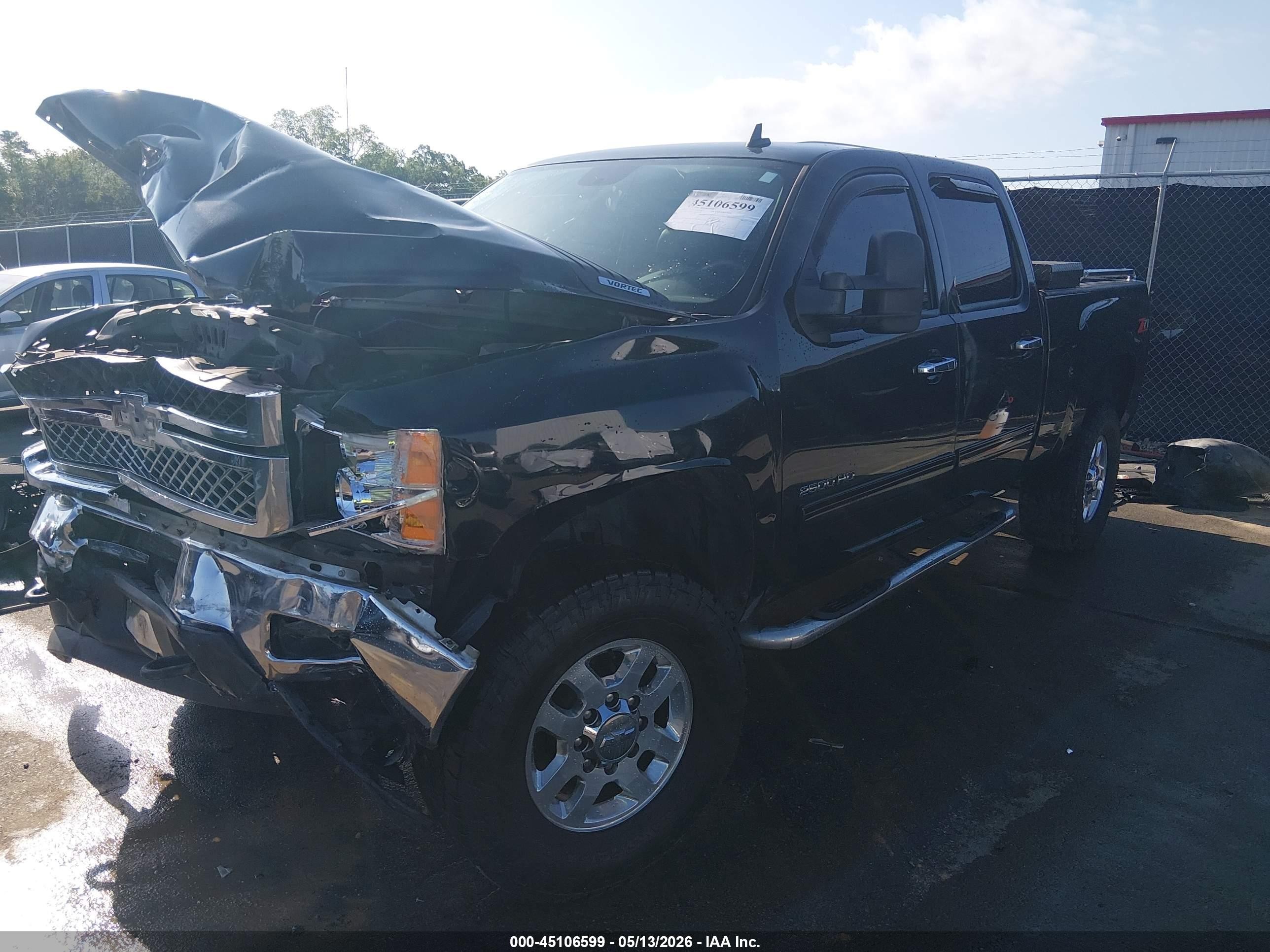 2011 Chevrolet Silverado 2500hd Ltz Black vin: 1GC1CYCG5BF261594