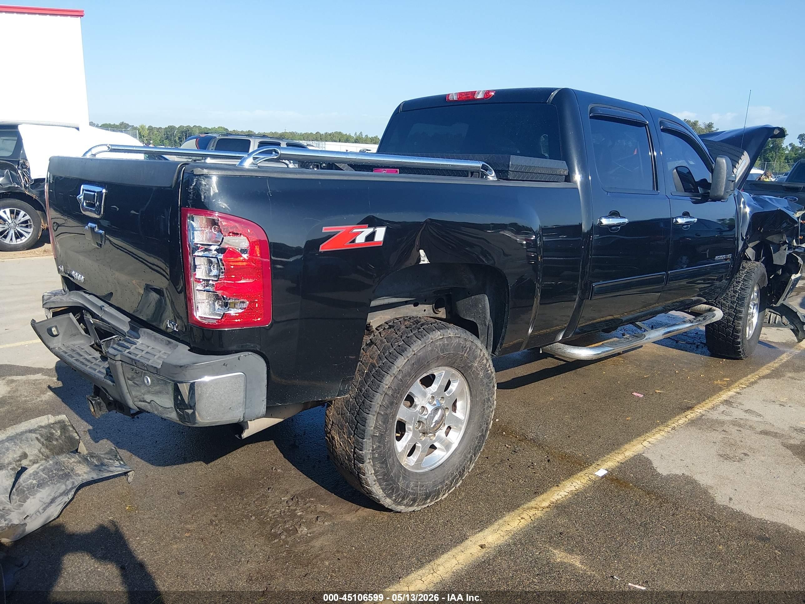 2011 Chevrolet Silverado 2500hd Ltz Black vin: 1GC1CYCG5BF261594