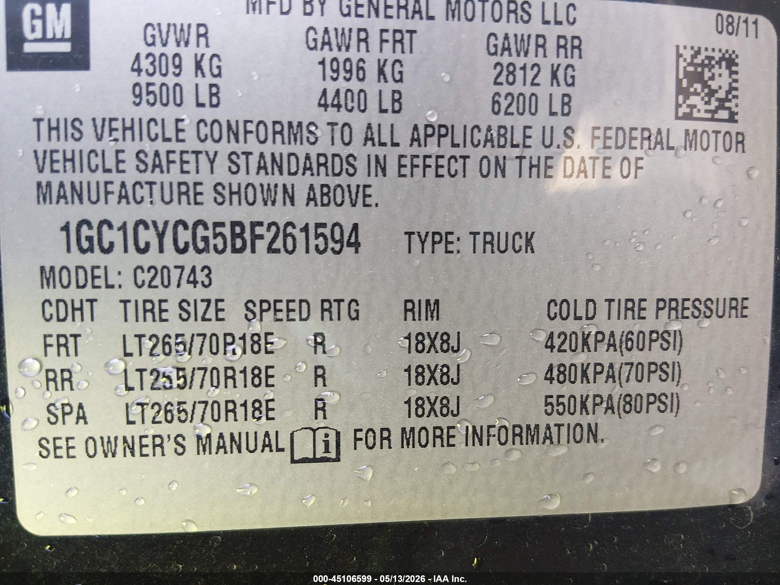 2011 Chevrolet Silverado 2500hd Ltz Black vin: 1GC1CYCG5BF261594
