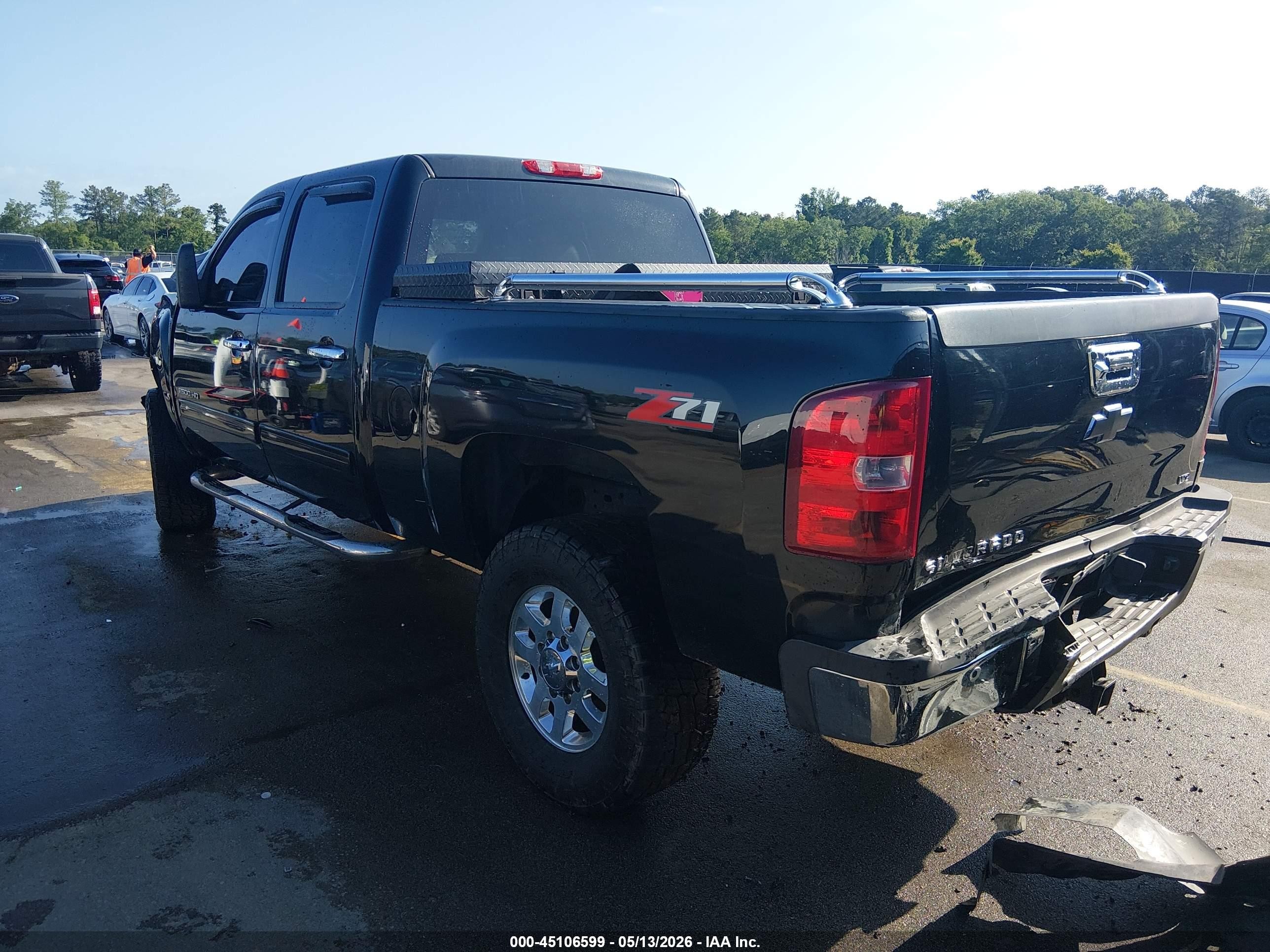 2011 Chevrolet Silverado 2500hd Ltz Black vin: 1GC1CYCG5BF261594