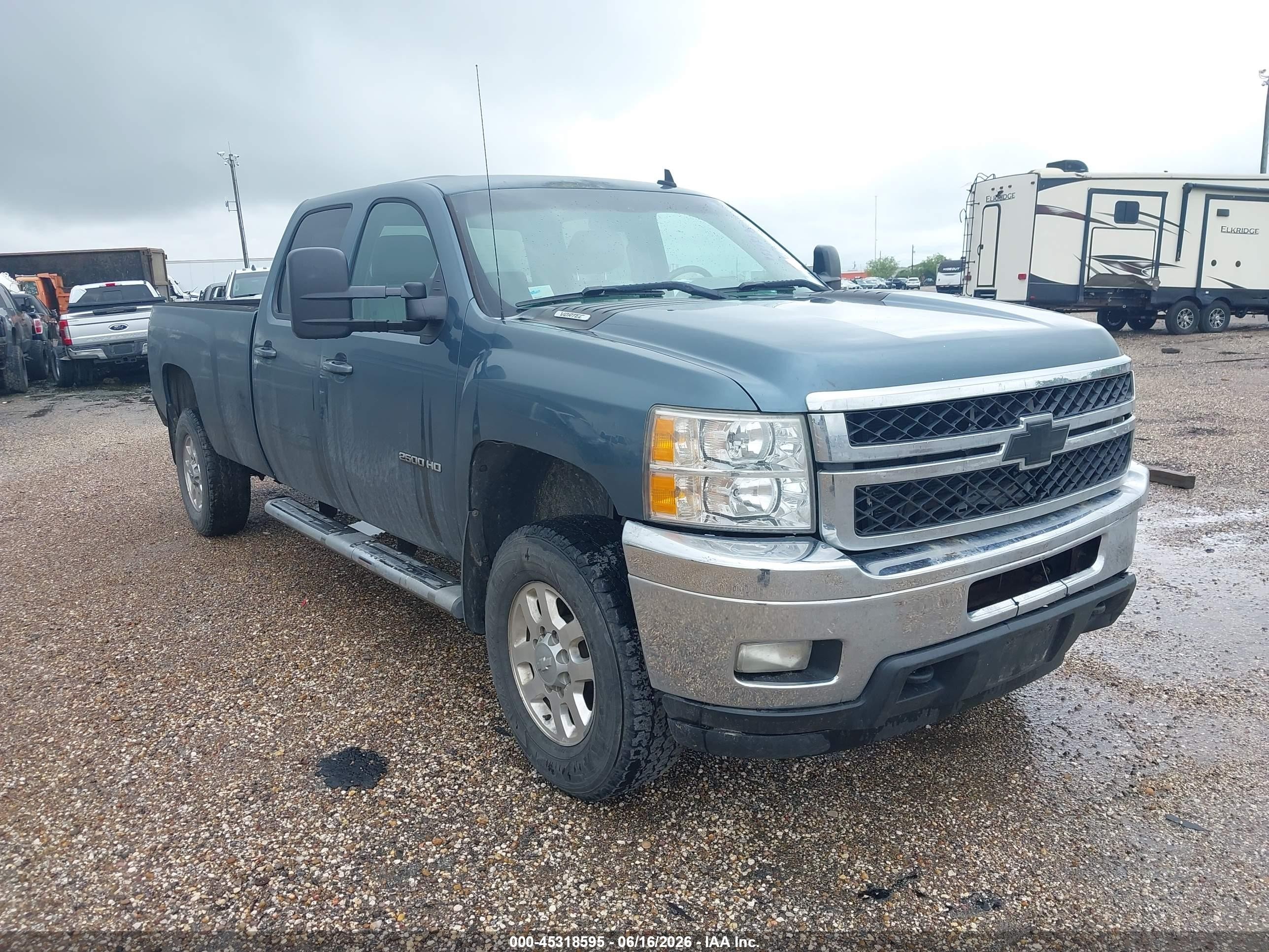 2012 Chevrolet Silverado 2500hd Ltz White vin: 1GC1CYEG9CF169399