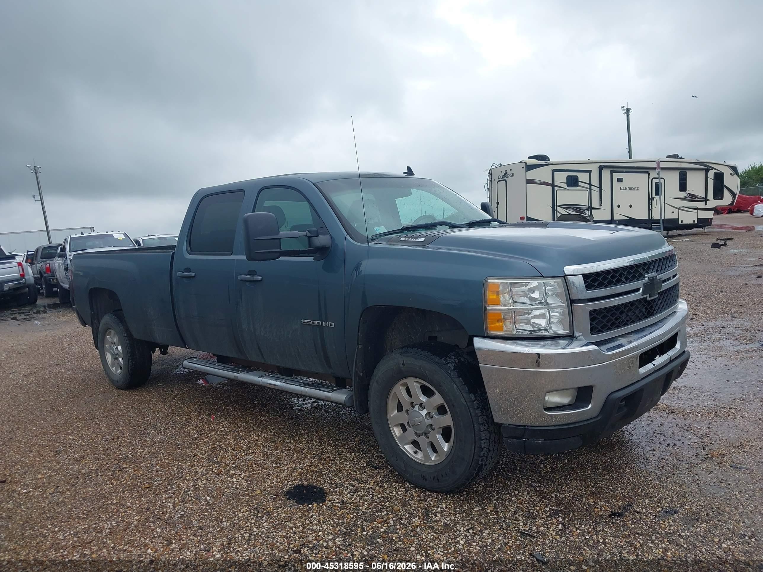 2012 Chevrolet Silverado 2500hd Ltz White vin: 1GC1CYEG9CF169399