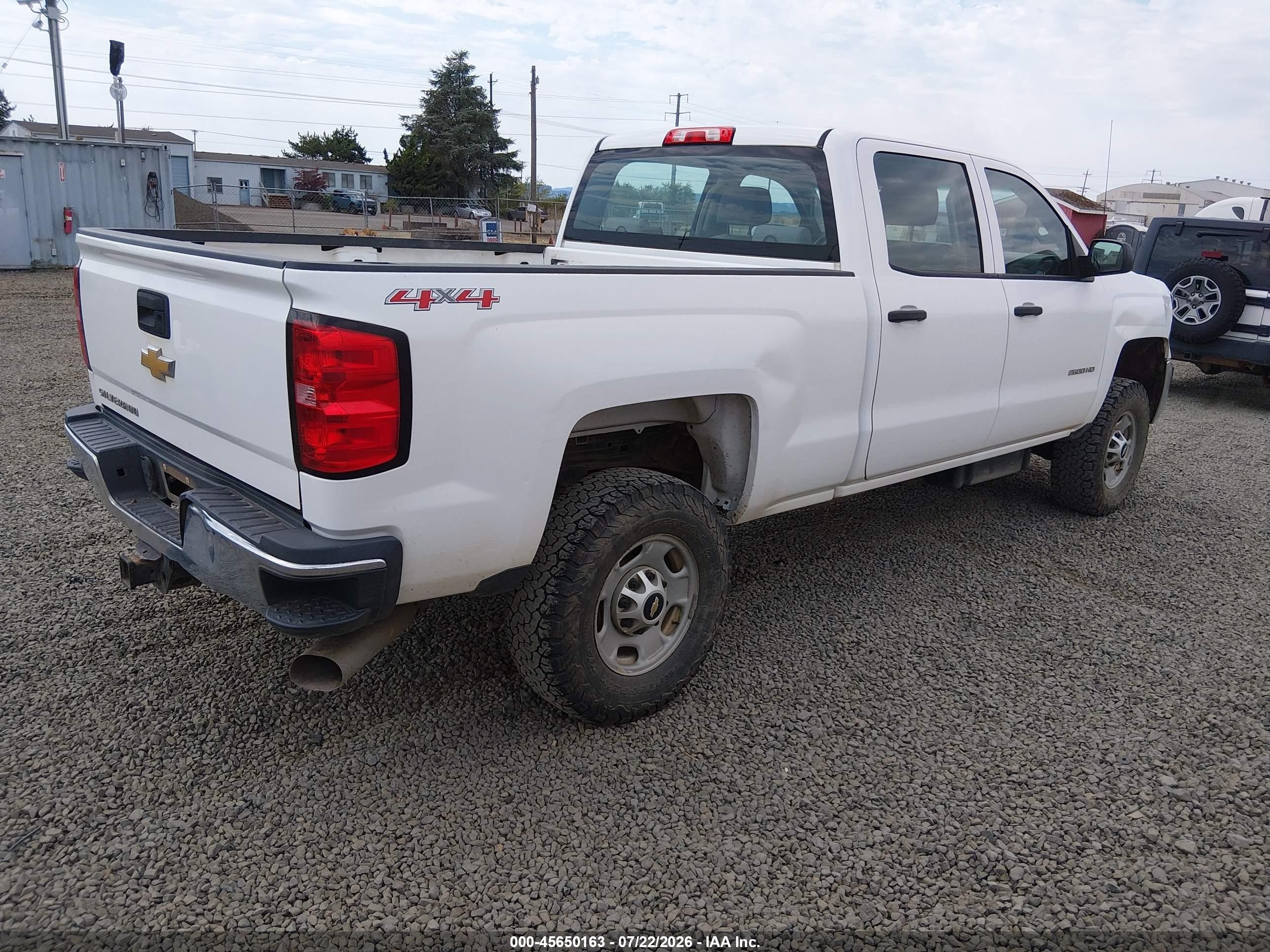 2015 Chevrolet Silverado 2500hd Work Truck Белый vin: 1GC1KUE83FF127593