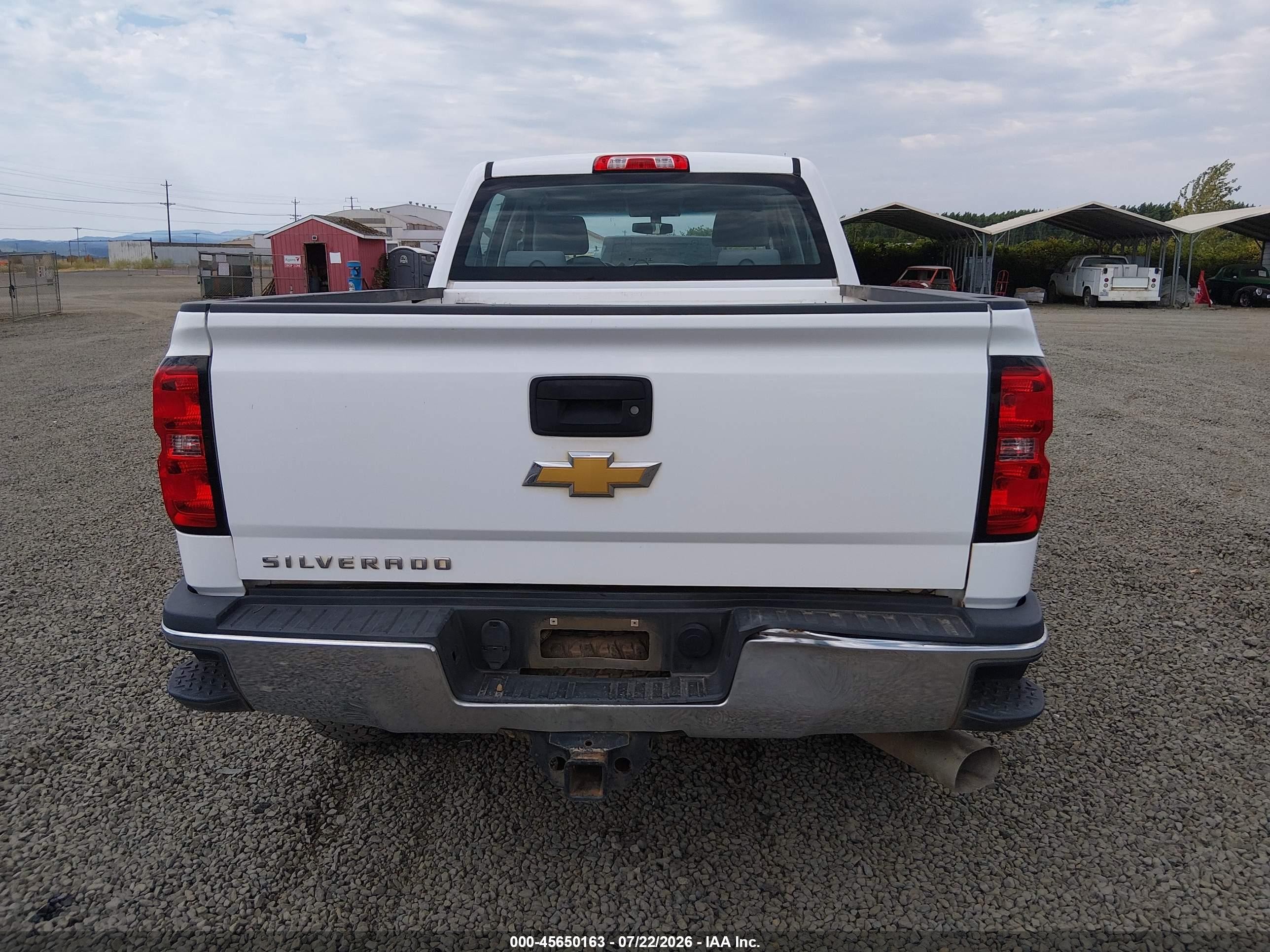 2015 Chevrolet Silverado 2500hd Work Truck Белый vin: 1GC1KUE83FF127593